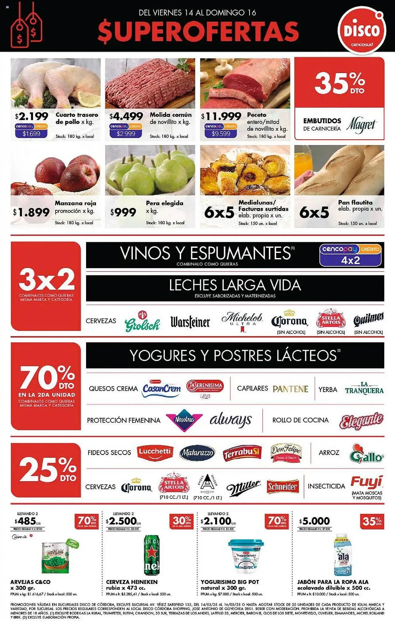 Ofertas de Catálogo Disco 14 de marzo al 16 de marzo 2025 - Página 1 del catálogo