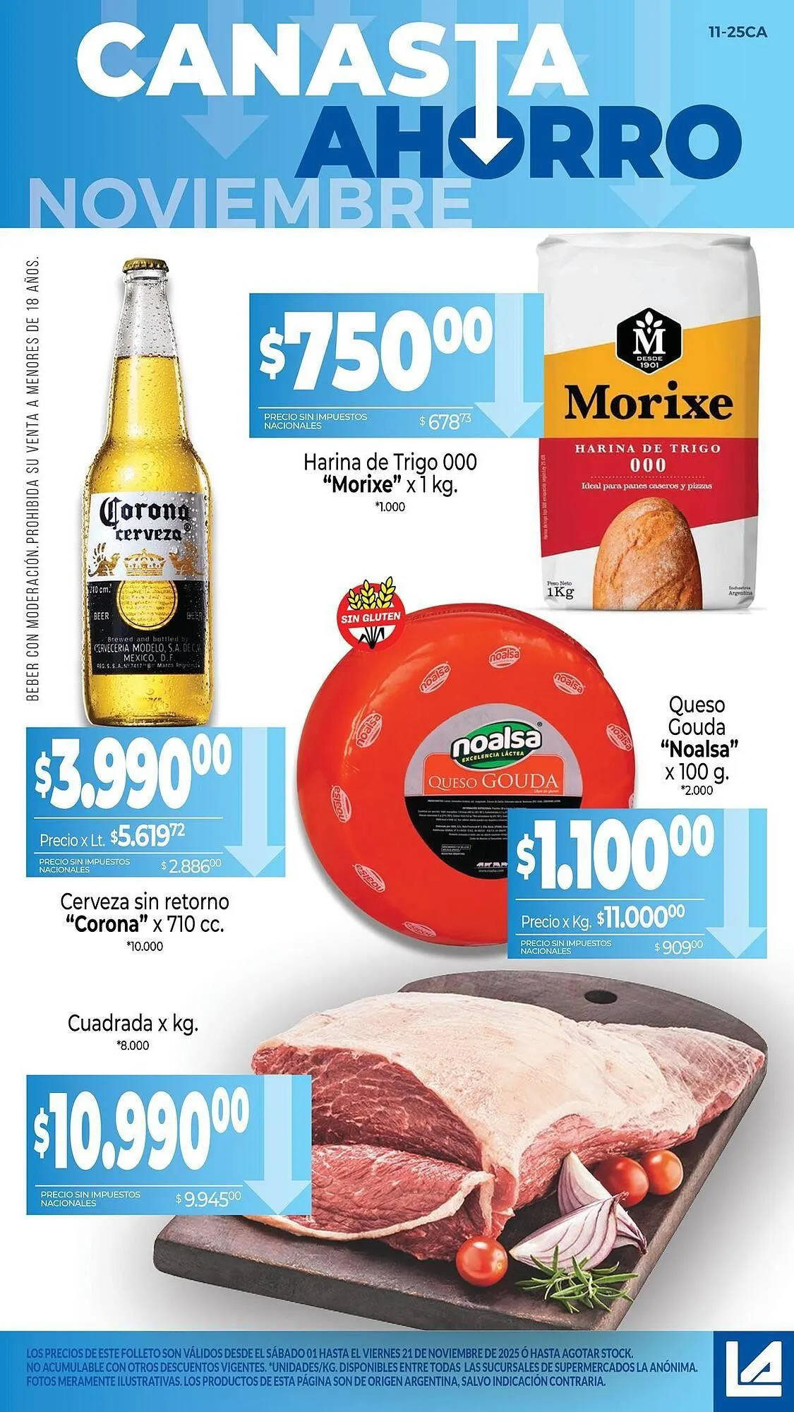 Ofertas de Catálogo La Anonima 1 de noviembre al 21 de noviembre 2025 - Página 1 del catálogo