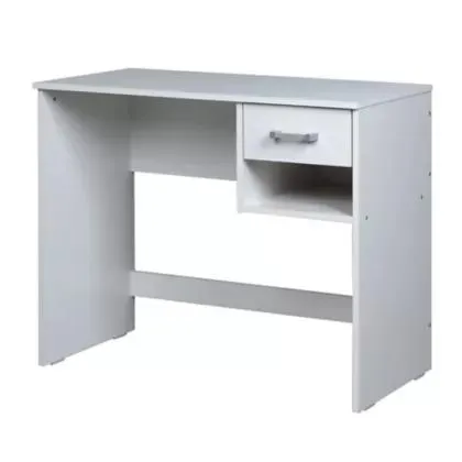 Escritorio simple Mesina de melamina blanco