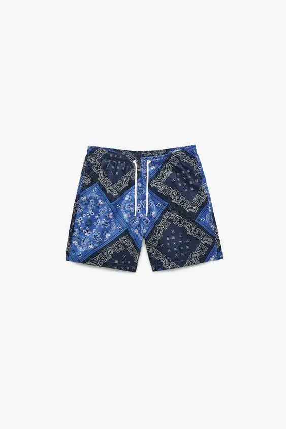 BAÑADOR ESTAMPADO PAISLEY