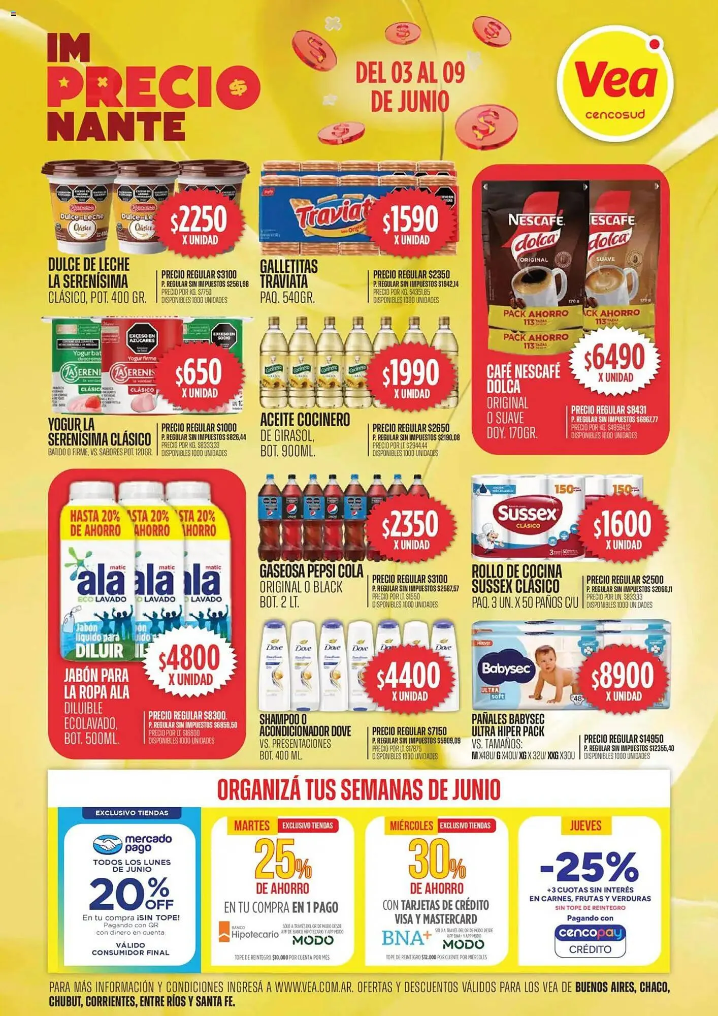 Ofertas de Catálogo Supermercados Vea 3 de junio al 9 de junio 2025 - Página 1 del catálogo