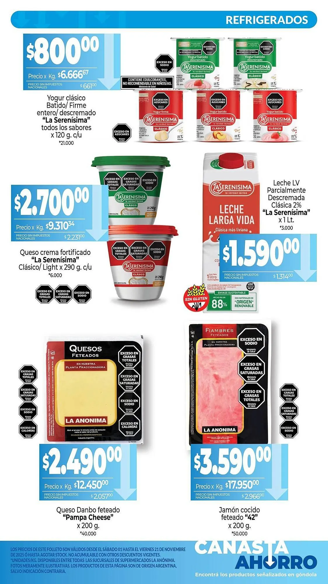 Ofertas de Catálogo La Anonima 1 de noviembre al 21 de noviembre 2025 - Página 8 del catálogo