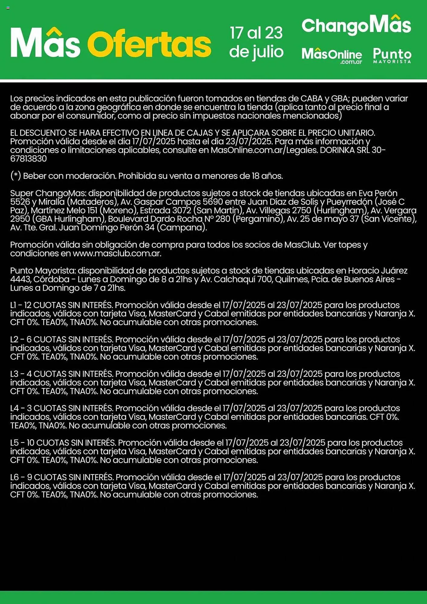 Ofertas de Catálogo Punto Mayorista 17 de julio al 24 de julio 2025 - Página 17 del catálogo