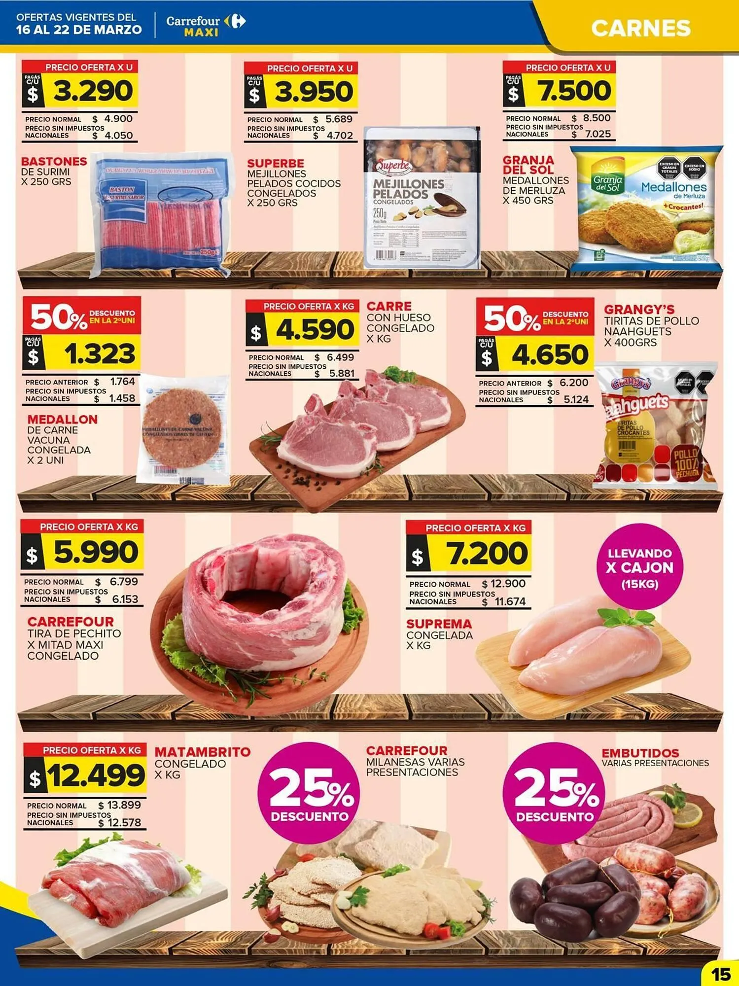 Ofertas de Folleto Carrefour Maxi 16 de marzo al 23 de marzo 2026 - Página 15 del catálogo