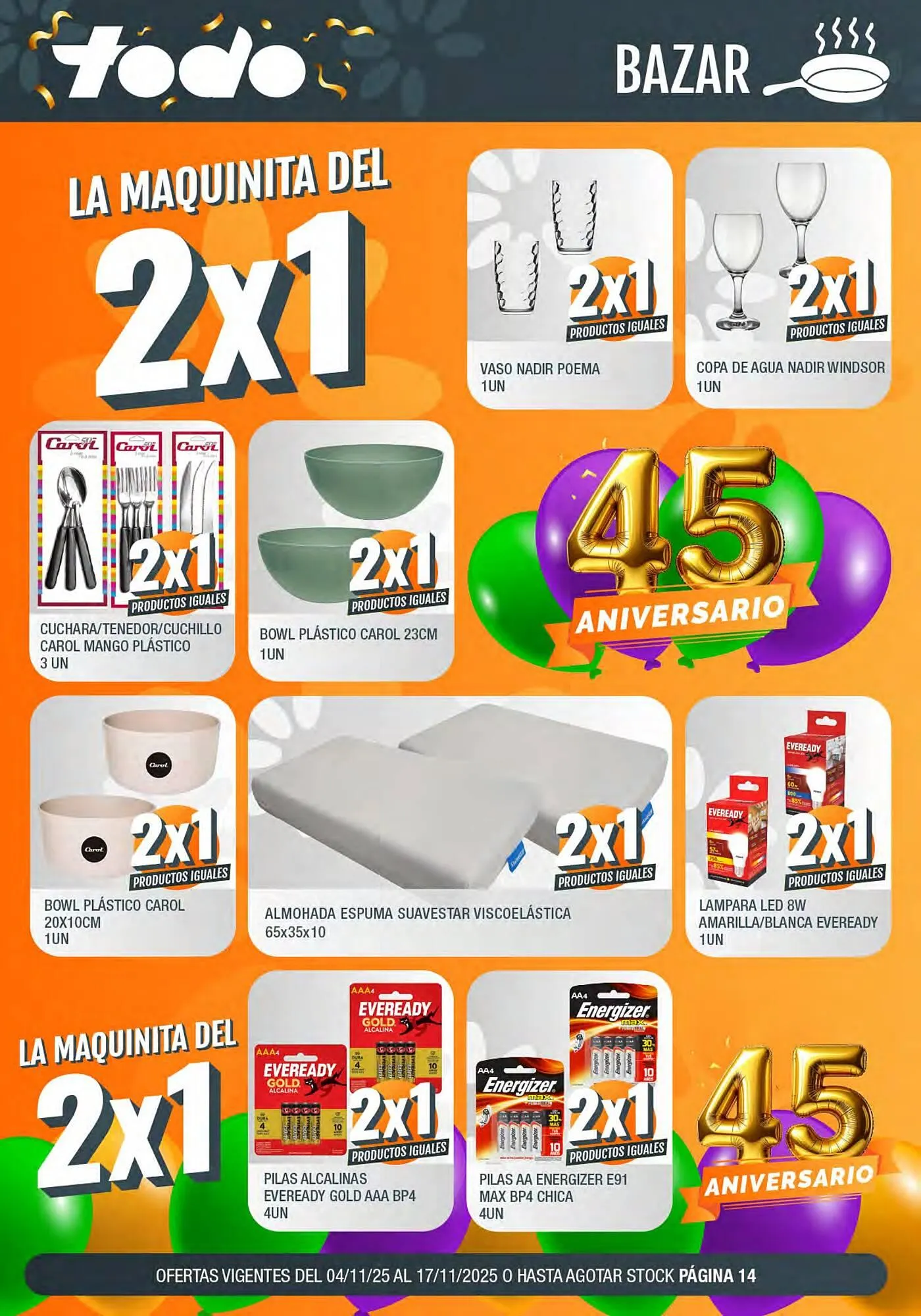 Ofertas de Catálogo Supermercados Todo 4 de noviembre al 17 de noviembre 2025 - Página 14 del catálogo