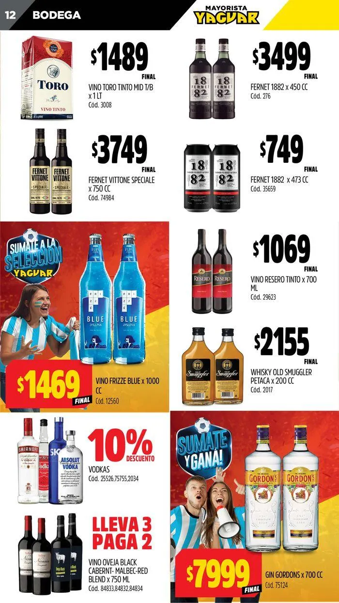 Ofertas de Ofertas Supermercados Yaguar Posadas 8 de julio al 14 de julio 2024 - Página 12 del catálogo