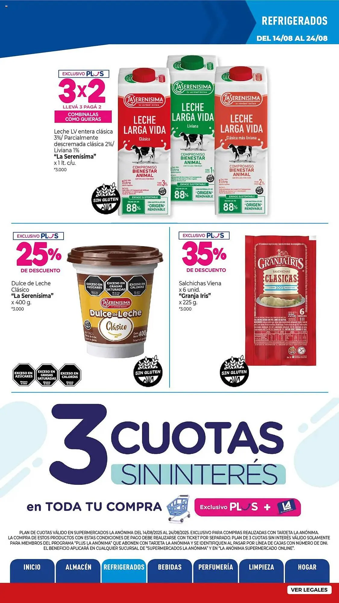 Ofertas de Catálogo La Anonima 14 de agosto al 25 de agosto 2025 - Página 17 del catálogo