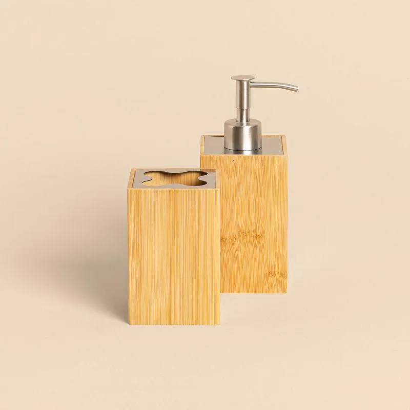 Dosificador de Jabón Bambú