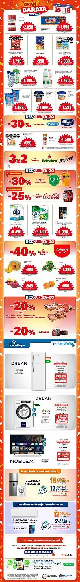 Ofertas de Catálogo Cooperativa Obrera 16 de mayo al 18 de mayo 2025 - Página 1 del catálogo