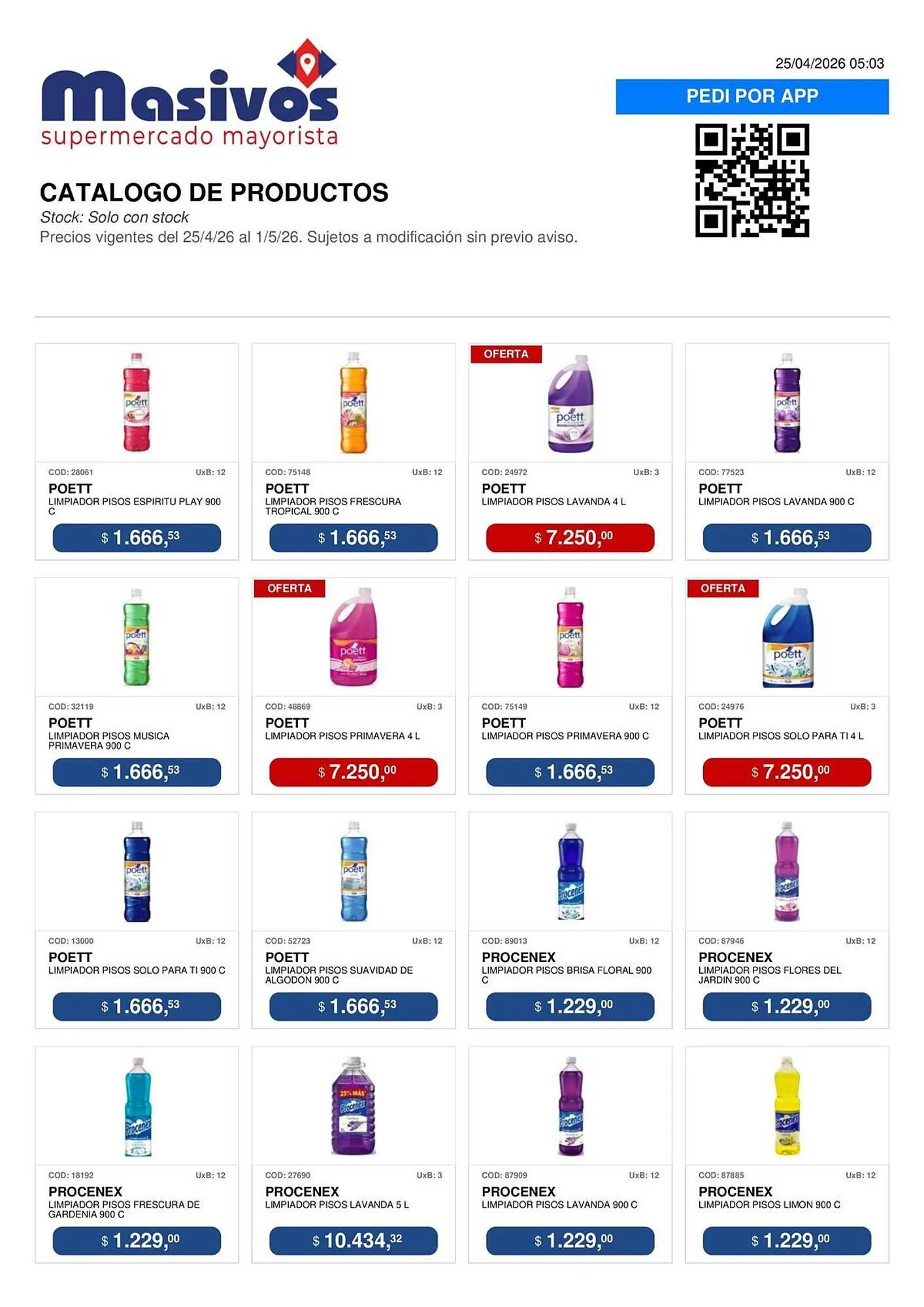 Ofertas de Catálogo Masivos 25 de abril al 1 de mayo 2026 - Página 88 del catálogo