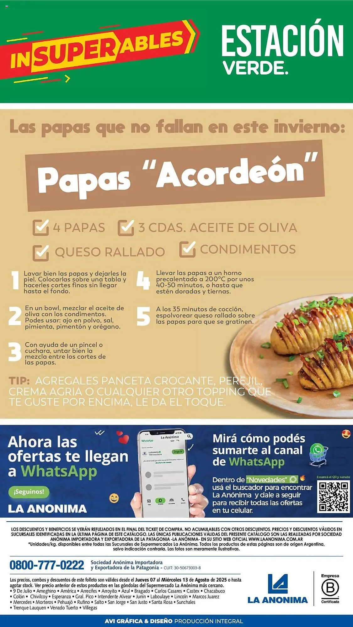 Ofertas de Catálogo La Anonima 7 de agosto al 13 de agosto 2025 - Página 8 del catálogo