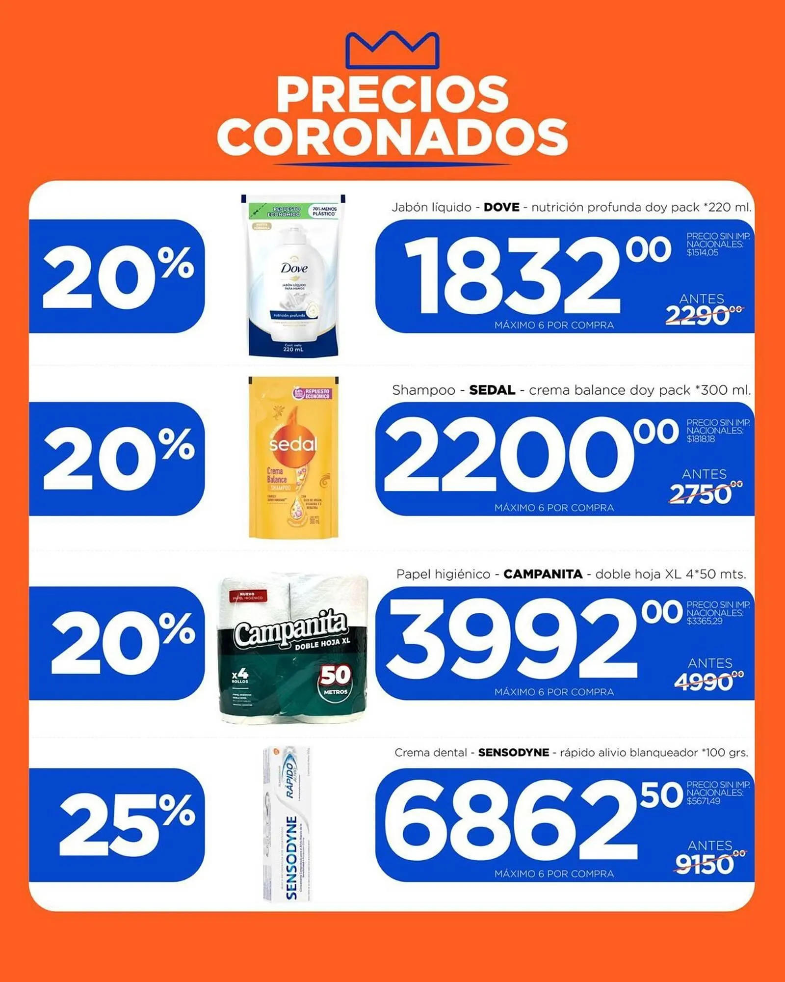 Ofertas de Catálogo Supermercados Monarca 9 de abril al 30 de abril 2025 - Página 8 del catálogo