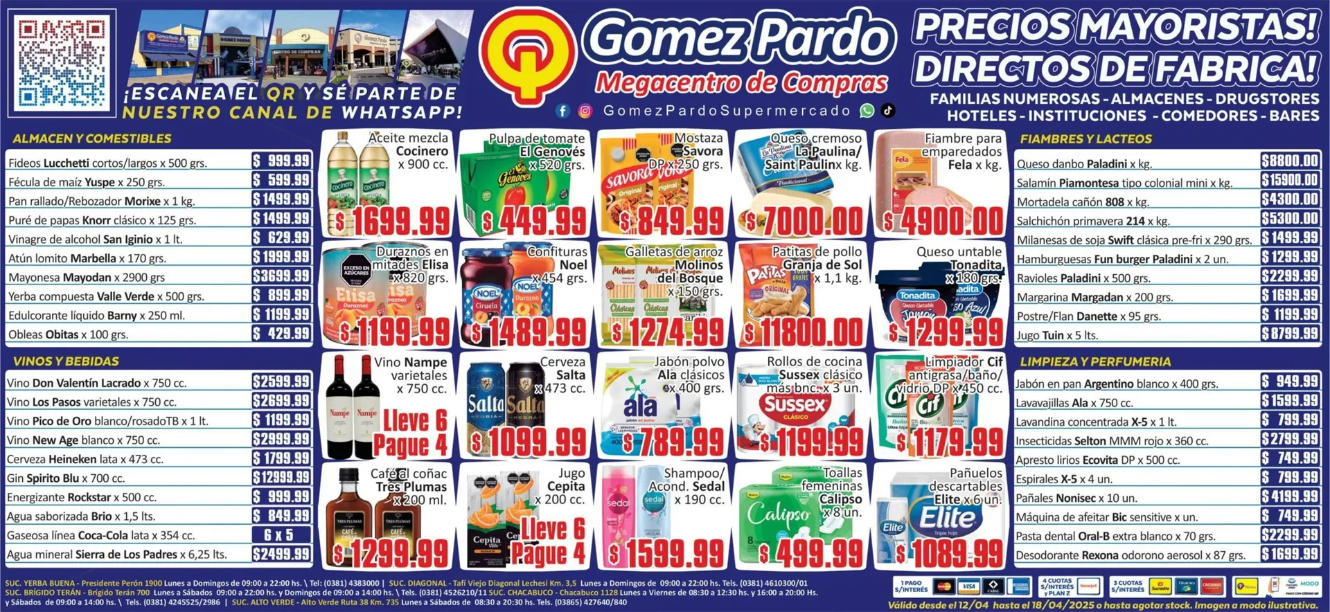 Ofertas de Catálogo Gomez Pardo 15 de abril al 18 de abril 2025 - Página 1 del catálogo