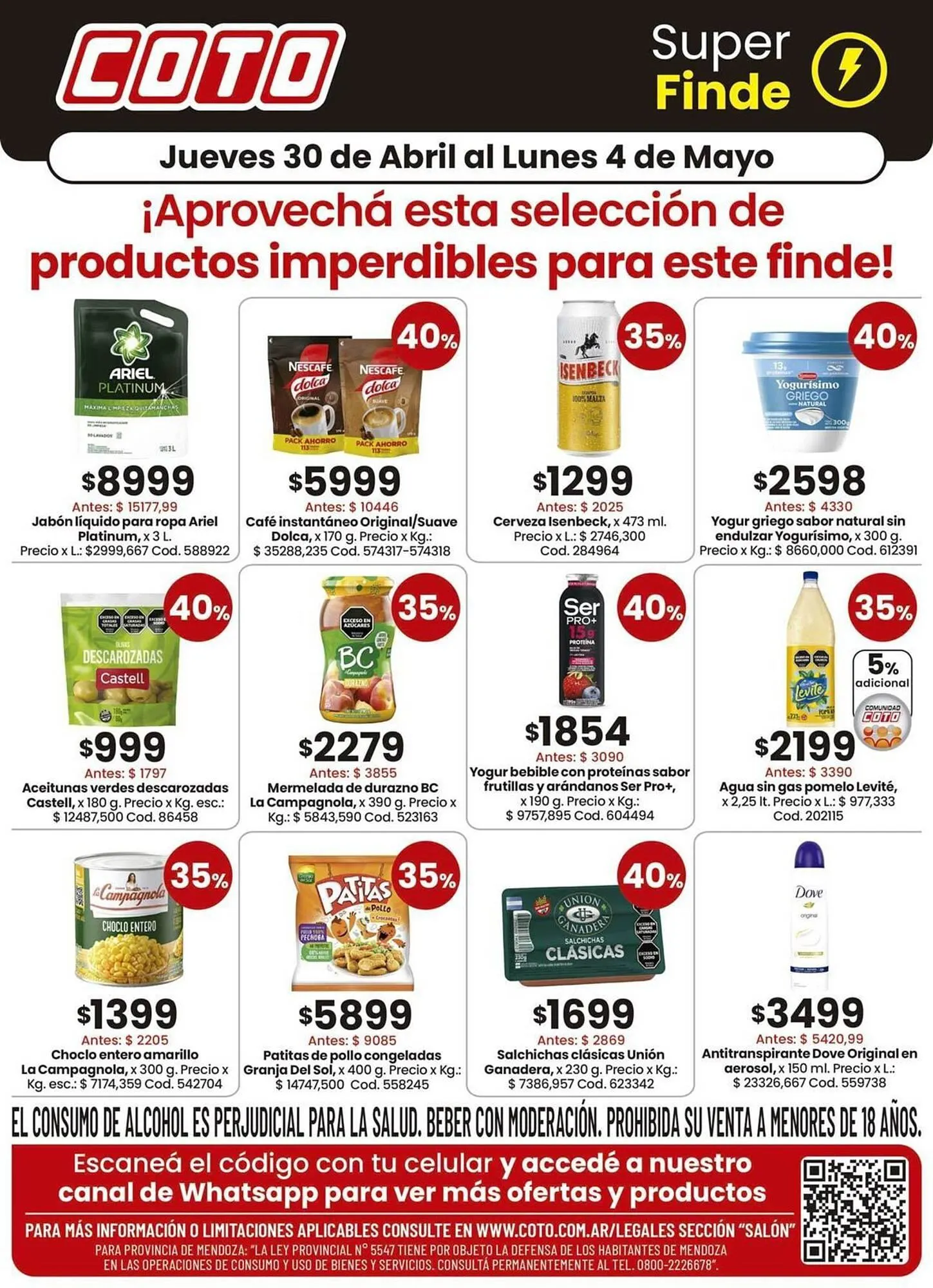 Ofertas de Catálogo Coto 30 de abril al 4 de mayo 2026 - Página 3 del catálogo