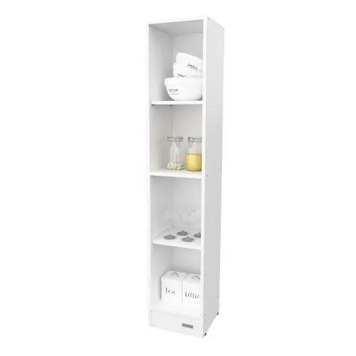 Organizador 4 espacios melaminico Mosconi mate blanco 150 cm
