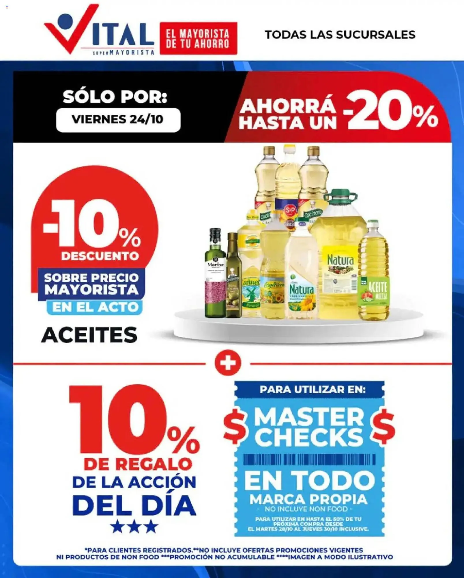 Ofertas de Catálogo Supermayorista Vital 24 de octubre al 24 de octubre 2025 - Página 1 del catálogo