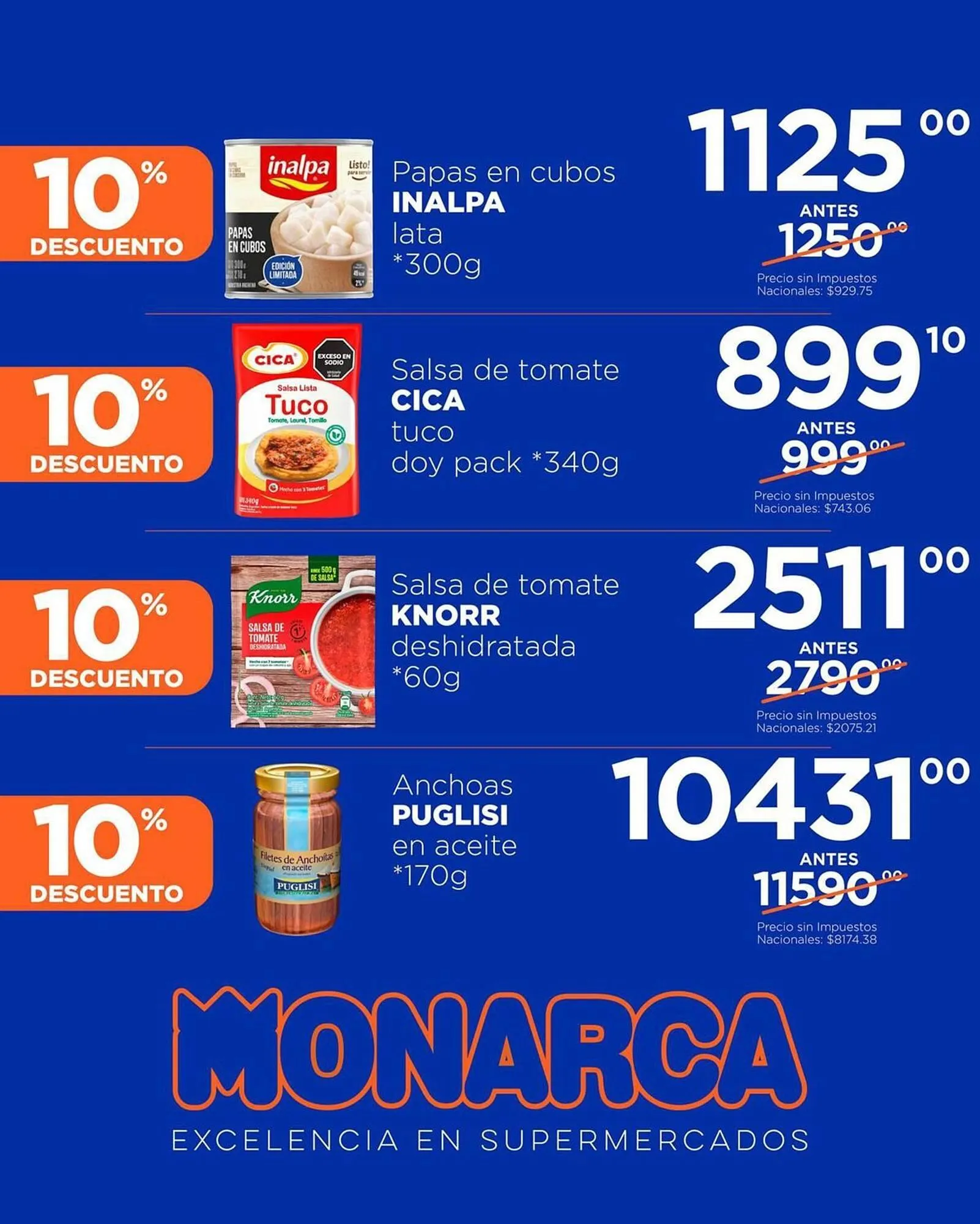 Ofertas de Catálogo Supermercados Monarca 8 de septiembre al 2 de octubre 2025 - Página 11 del catálogo