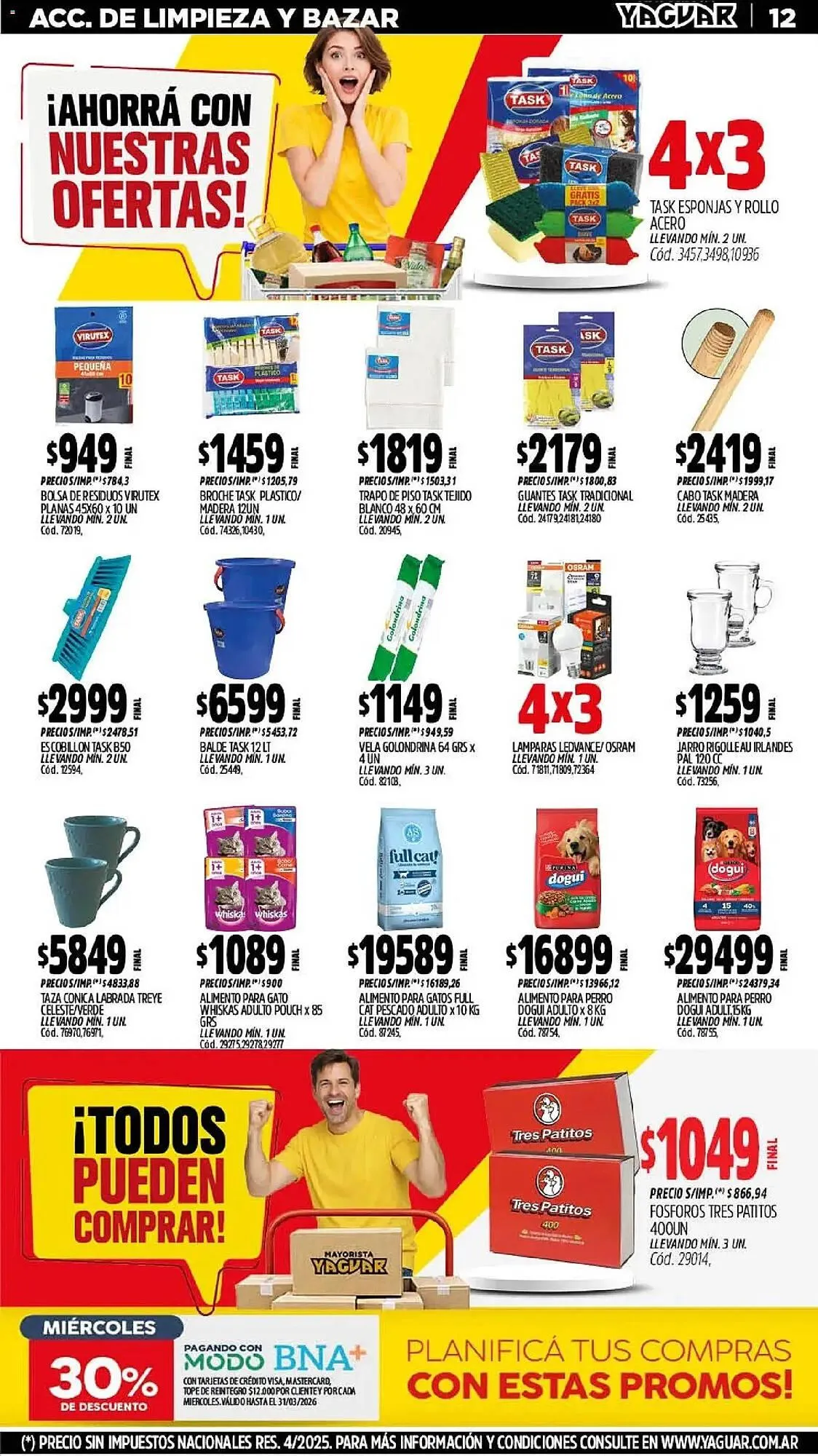 Ofertas de Catálogo Supermercados Yaguar 2 de marzo al 8 de marzo 2026 - Página 12 del catálogo