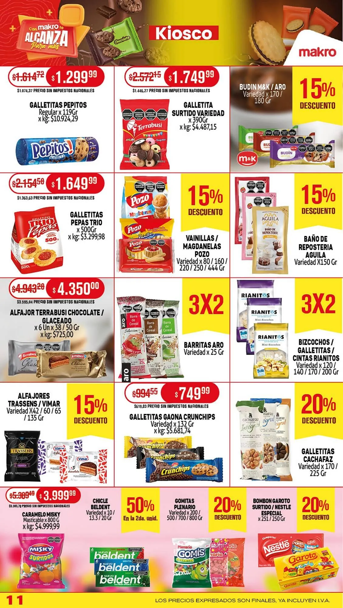 Ofertas de Catálogo Makro 14 de agosto al 20 de agosto 2025 - Página 11 del catálogo