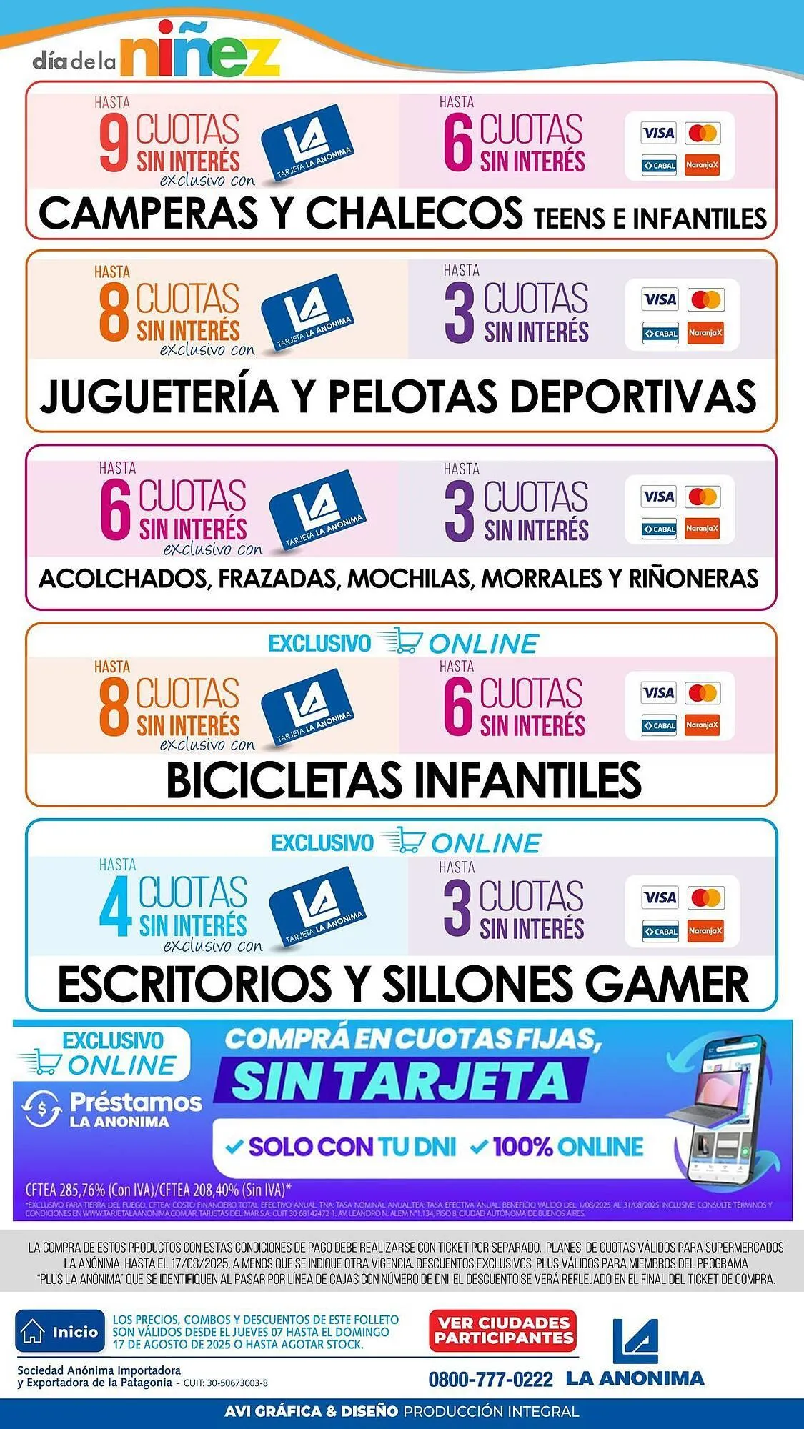 Ofertas de Catálogo La Anonima 8 de agosto al 17 de agosto 2025 - Página 35 del catálogo