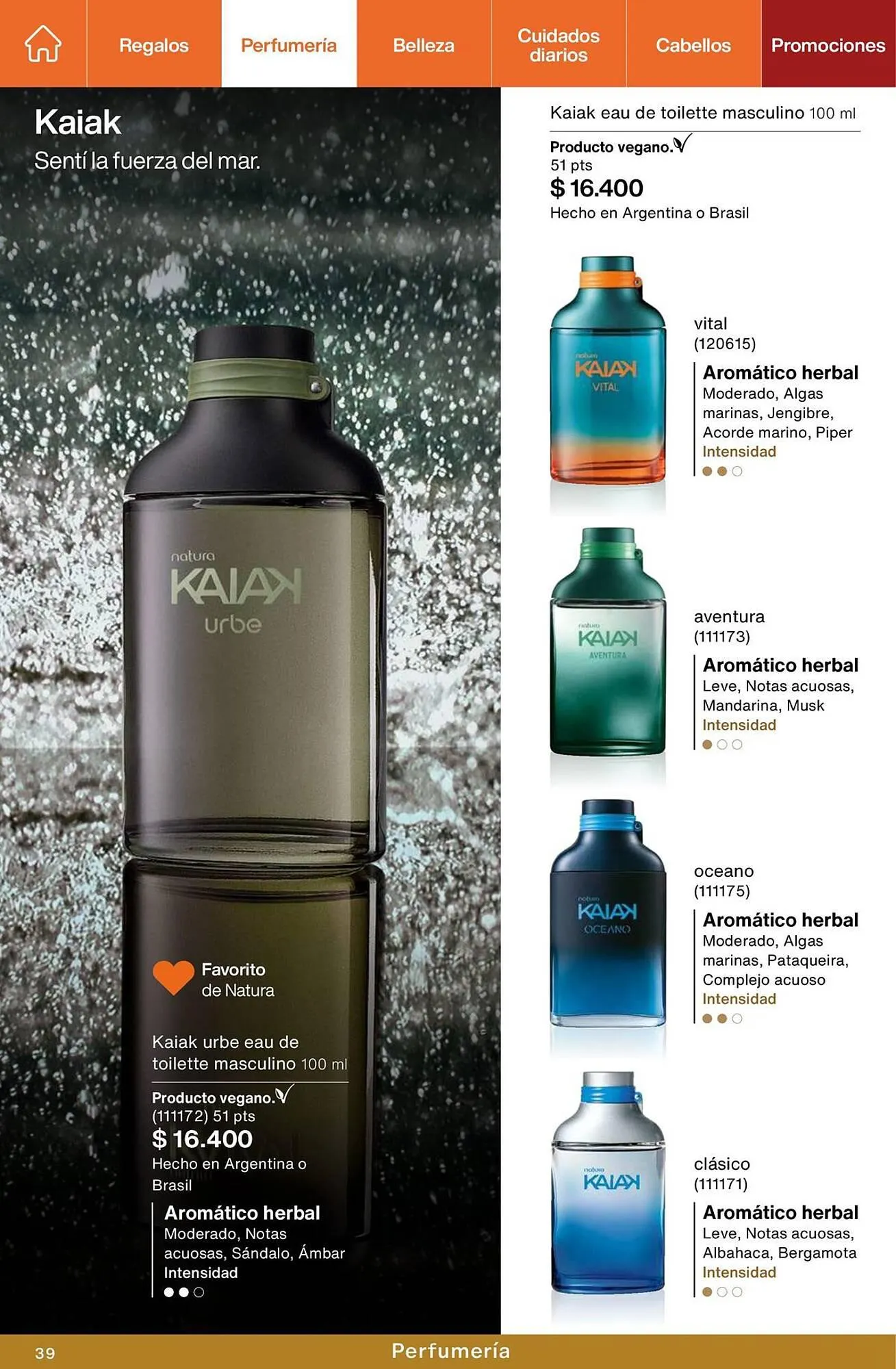 Ofertas de Catálogo Natura 27 de septiembre al 31 de octubre 2023 - Página 39 del catálogo