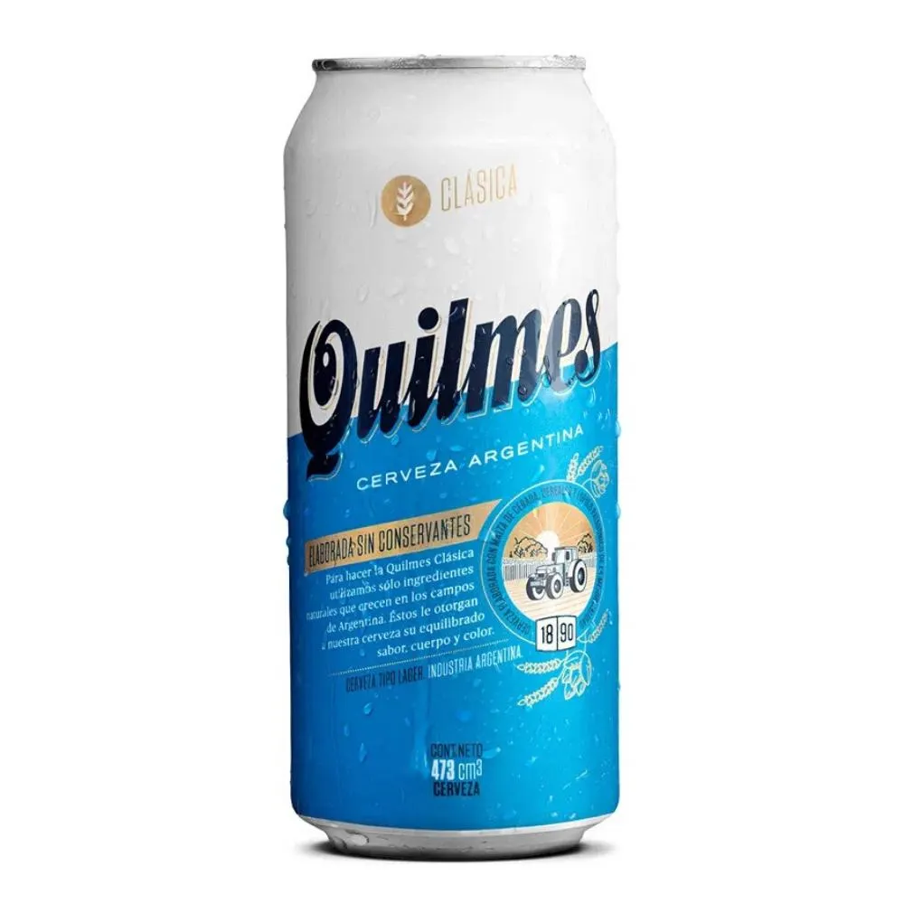 CERVEZA QUILMES CRISTAL LATA X 473ml
