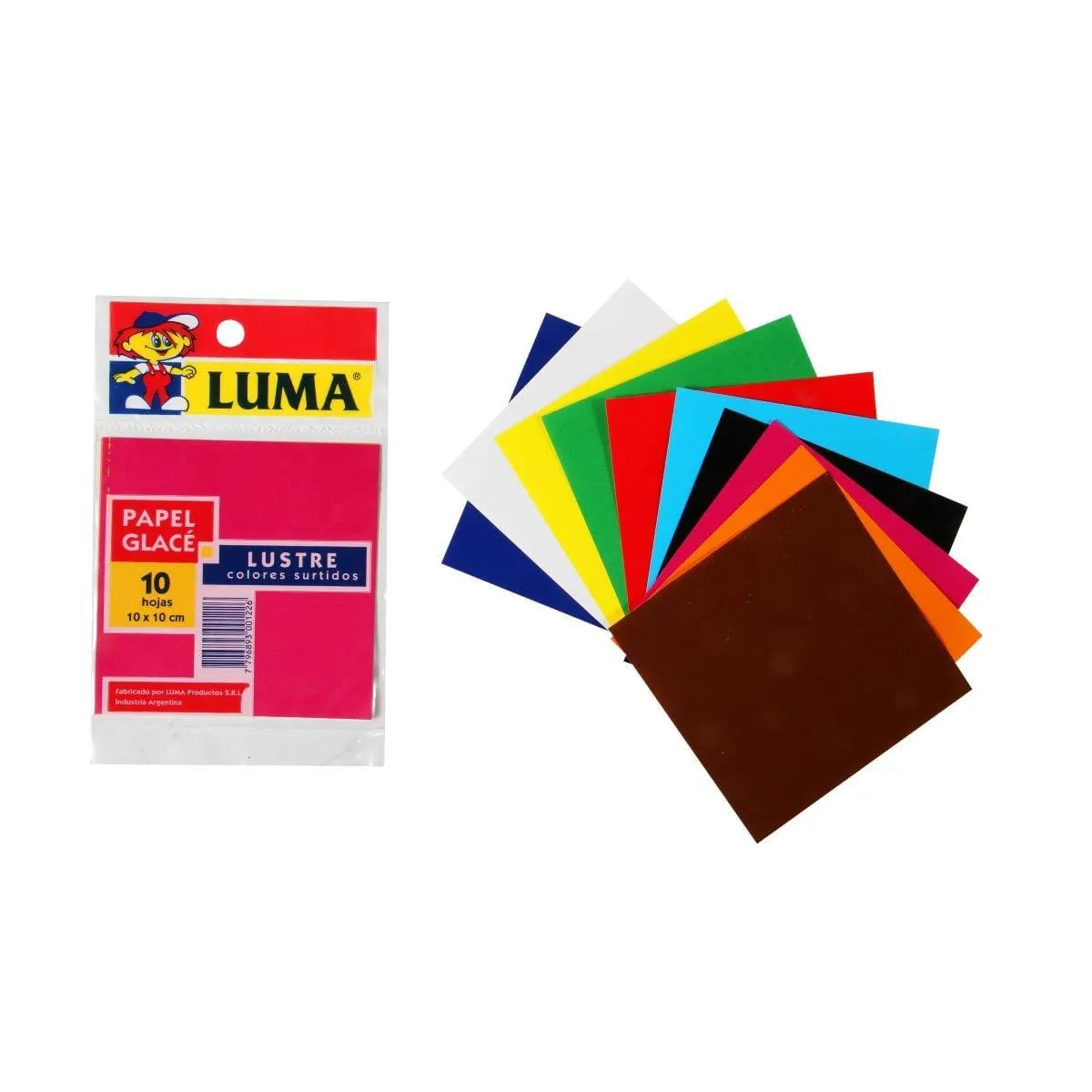 PAPEL GLACE LUSTRE X10