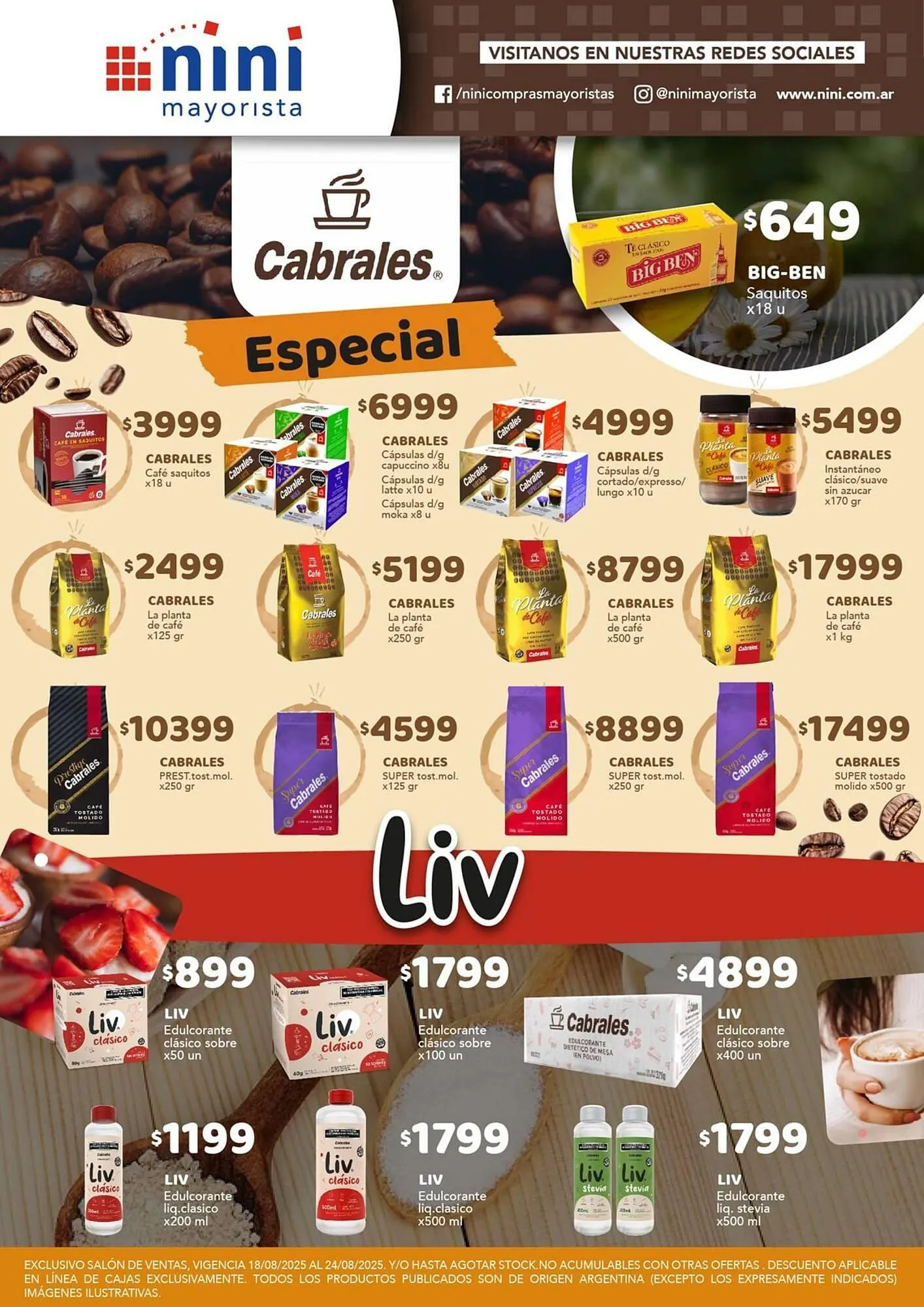 Ofertas de Catálogo Nini Mayorista 18 de agosto al 24 de agosto 2025 - Página 26 del catálogo