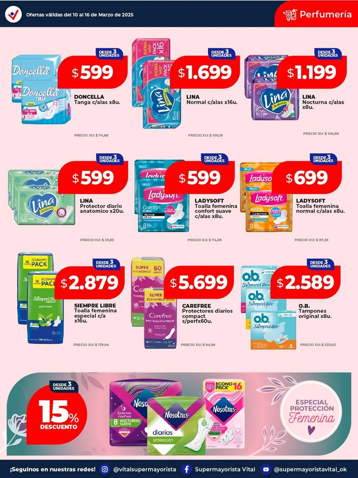 Ofertas de Catálogo Supermayorista Vital 10 de marzo al 16 de marzo 2025 - Página 7 del catálogo