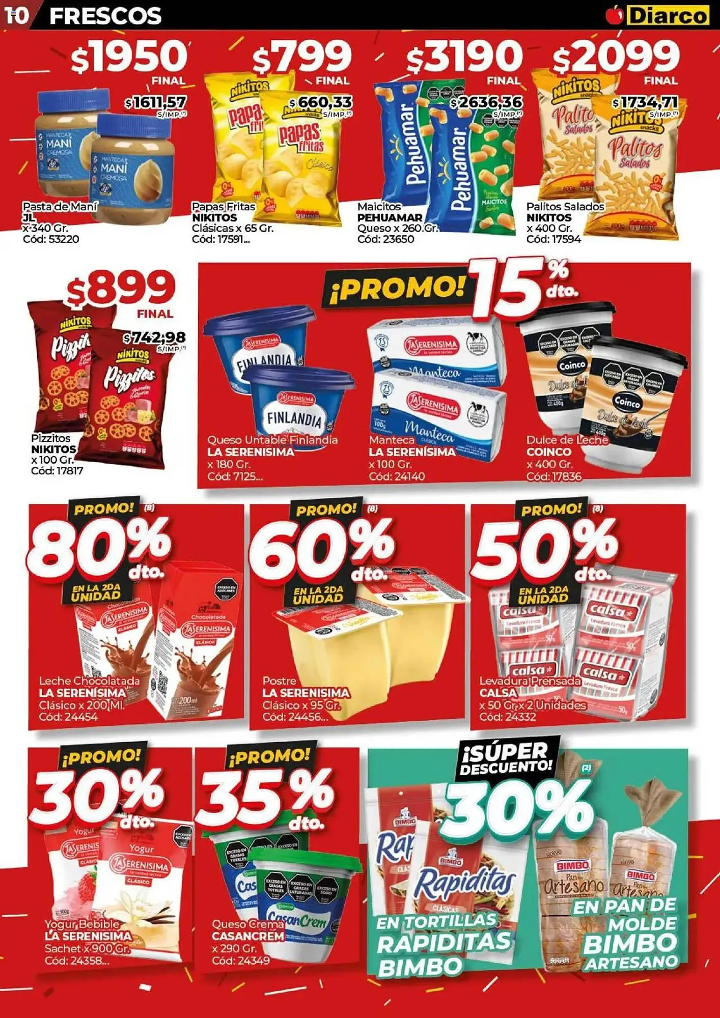 Ofertas de Catálogo Diarco 14 de abril al 20 de abril 2025 - Página 30 del catálogo
