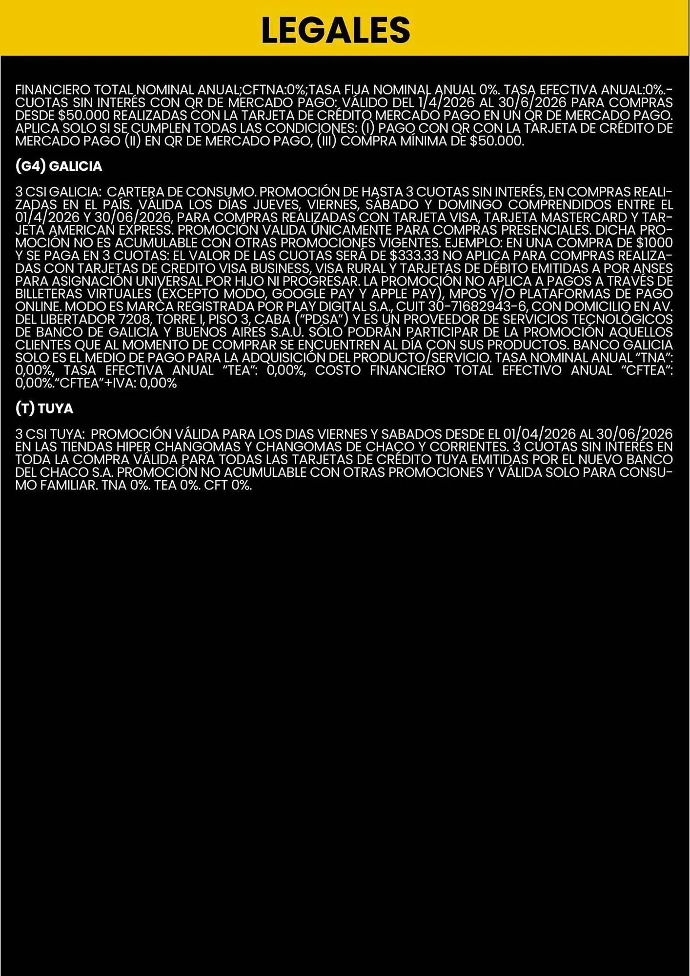 Ofertas de Catálogo Changomas 7 de abril al 30 de abril 2026 - Página 12 del catálogo