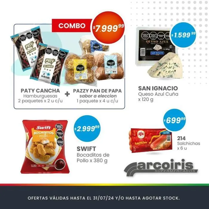 Ofertas de Ofertas Julio Supermercados Arcoiris 9 de julio al 31 de julio 2024 - Página 6 del catálogo