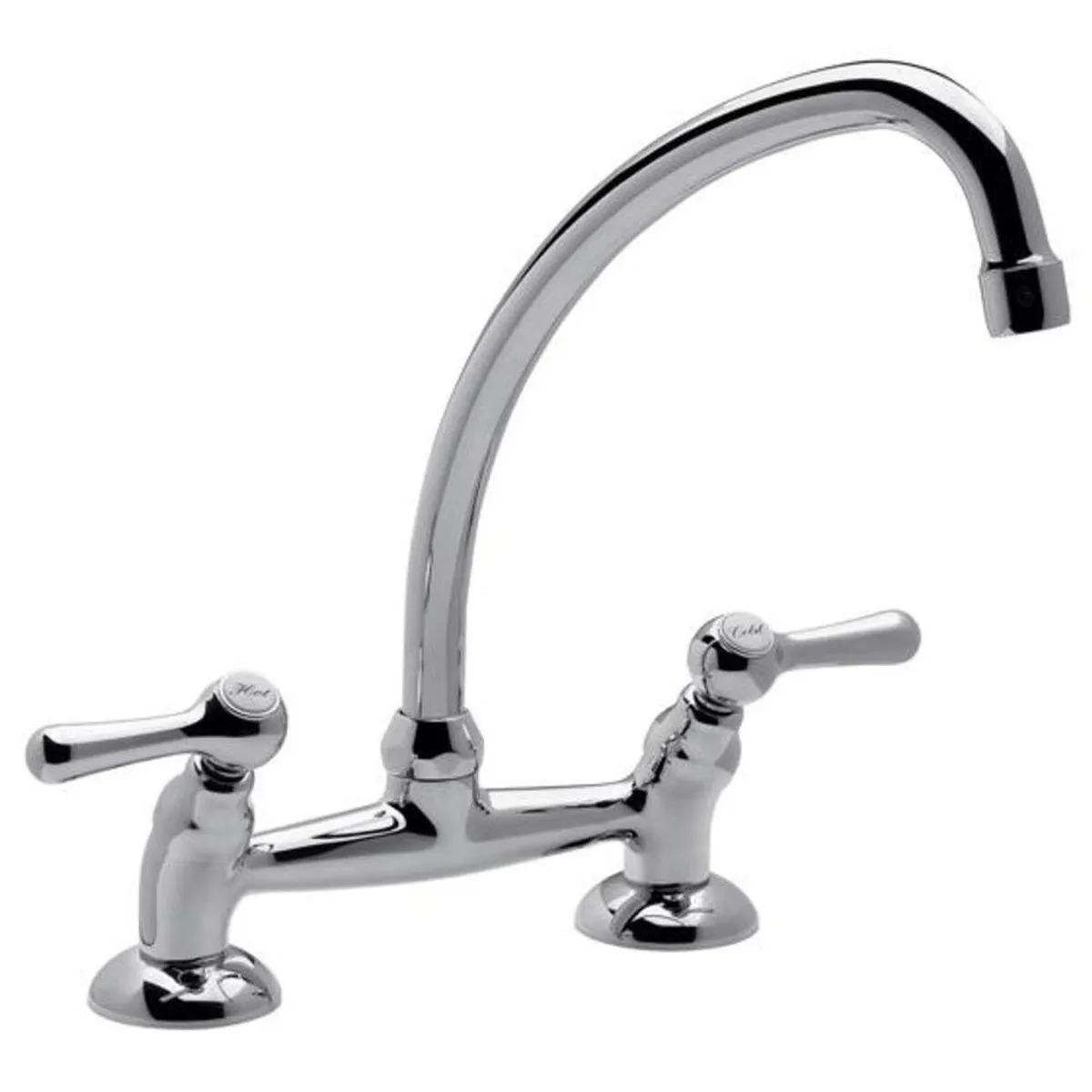 Grifería Monocomando Cromada de Cocina Margot Lever FV