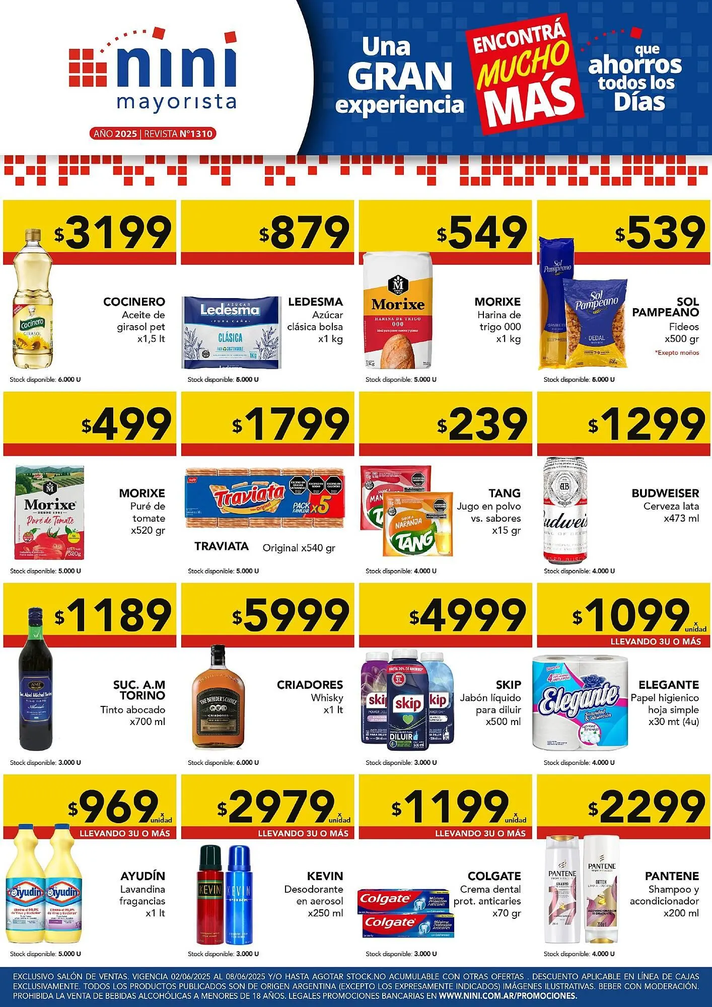 Ofertas de Catálogo Nini Mayorista 2 de junio al 8 de junio 2025 - Página 1 del catálogo