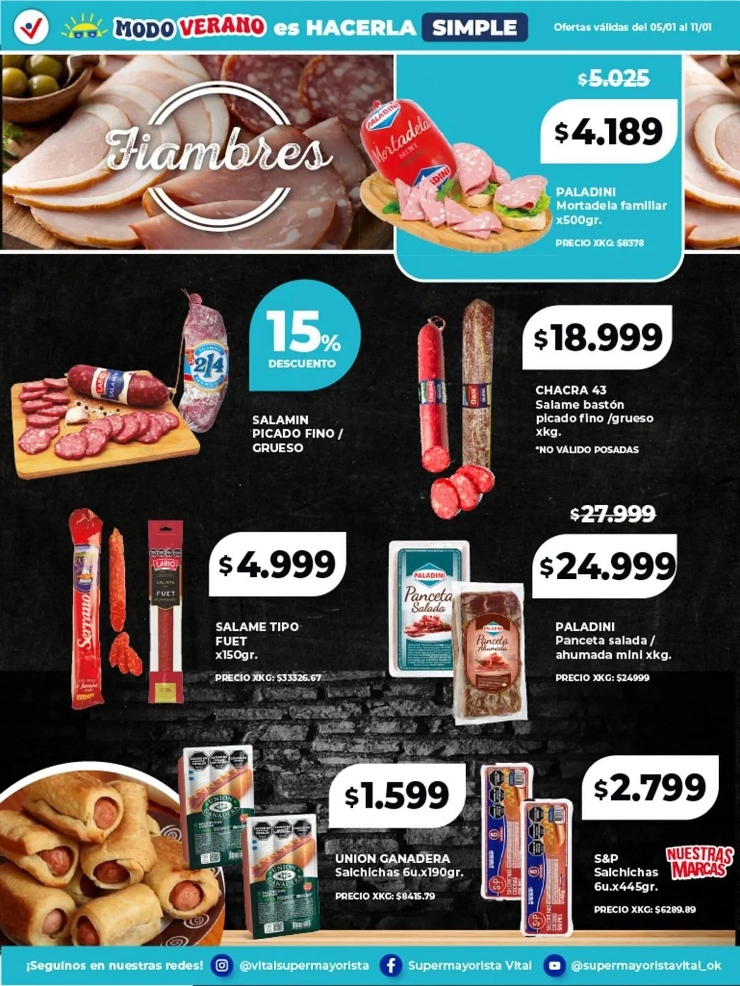 Ofertas de Catálogo Supermayorista Vital 1 de mayo al 1 de noviembre 2026 - Página 11 del catálogo