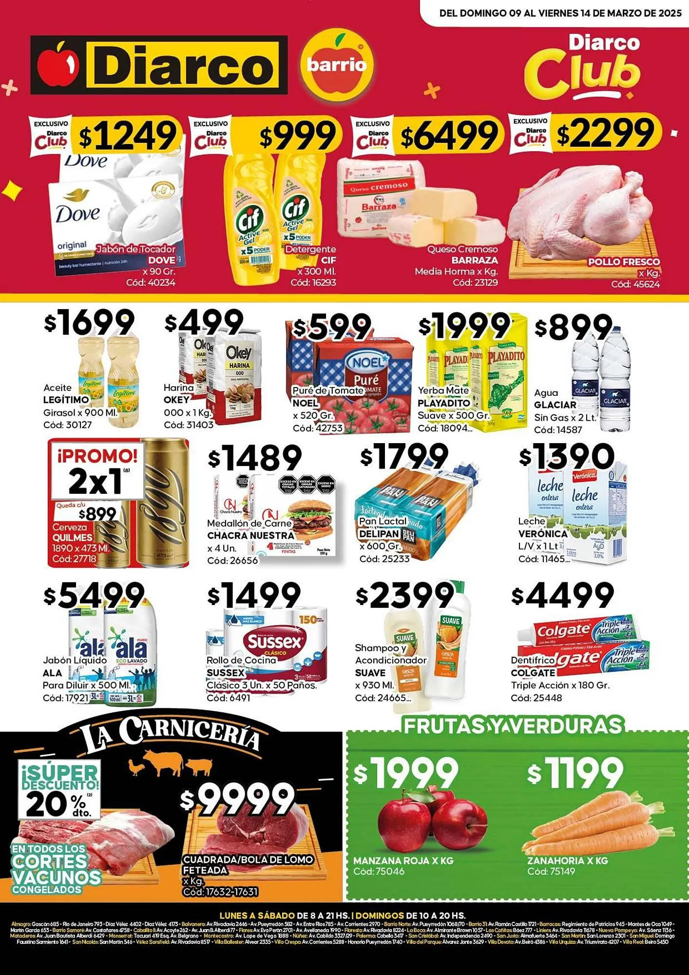Ofertas de Catálogo Diarco 9 de marzo al 14 de marzo 2025 - Página 1 del catálogo
