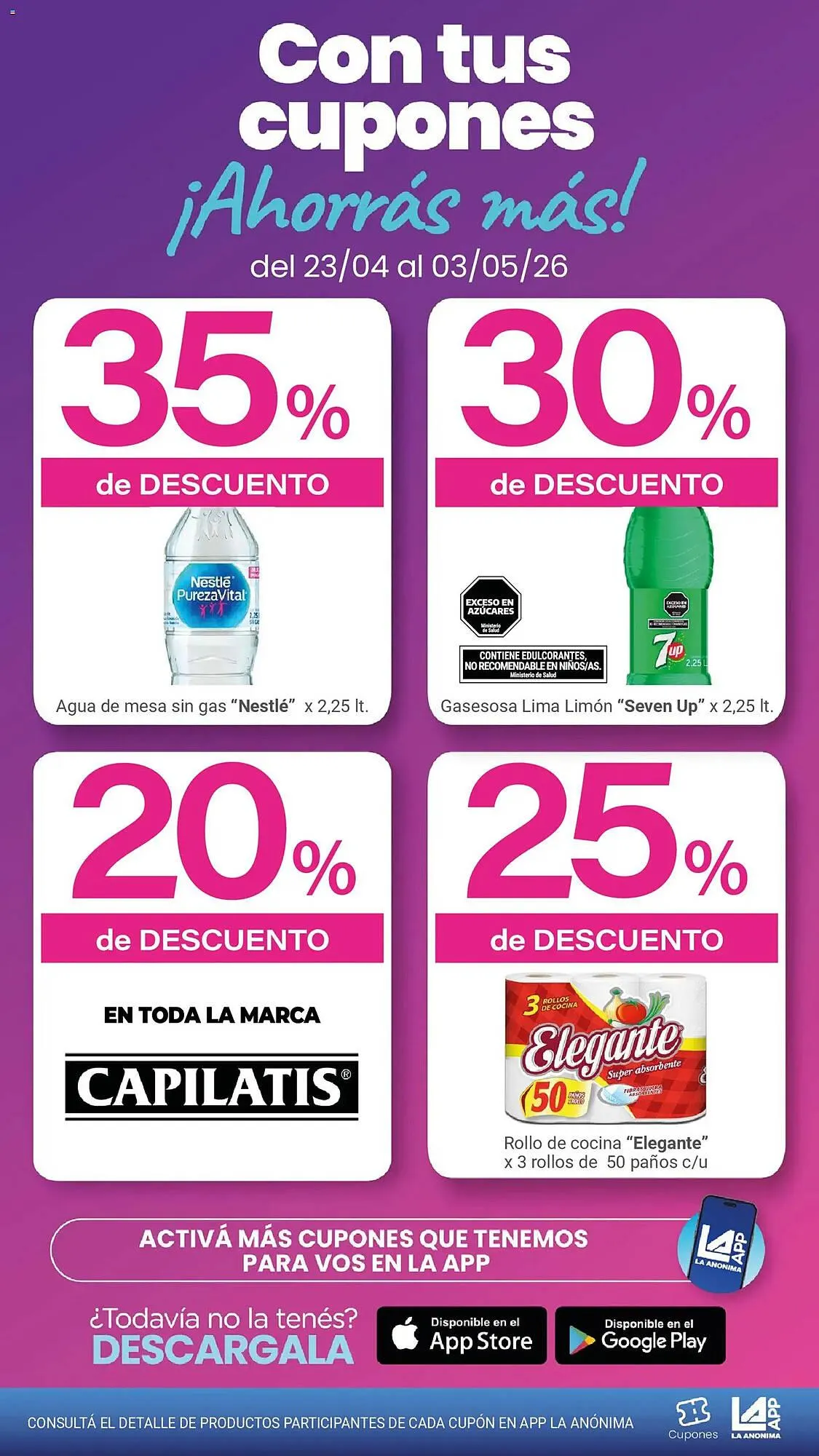 Ofertas de Catálogo La Anonima 23 de abril al 3 de mayo 2026 - Página 3 del catálogo
