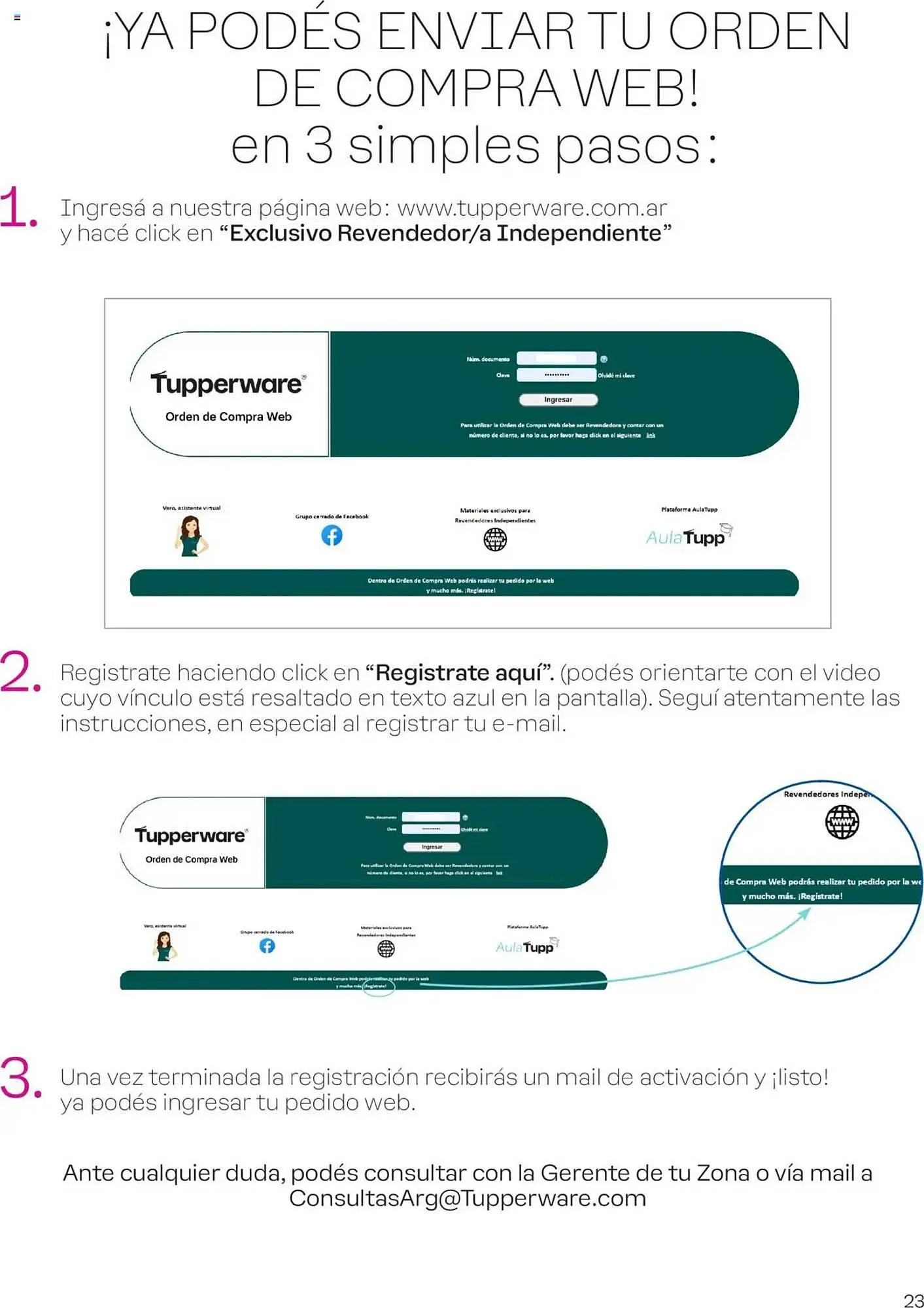 Ofertas de Folleto Tupperware 15 de septiembre al 1 de enero 2026 - Página 23 del catálogo