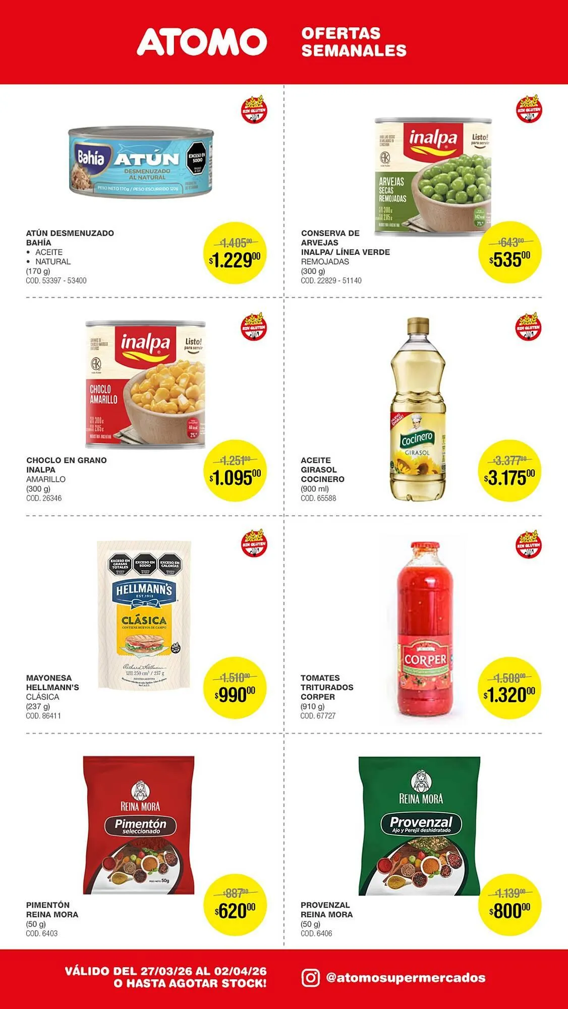 Ofertas de Catálogo Atomo Conviene 27 de marzo al 2 de abril 2026 - Página 9 del catálogo