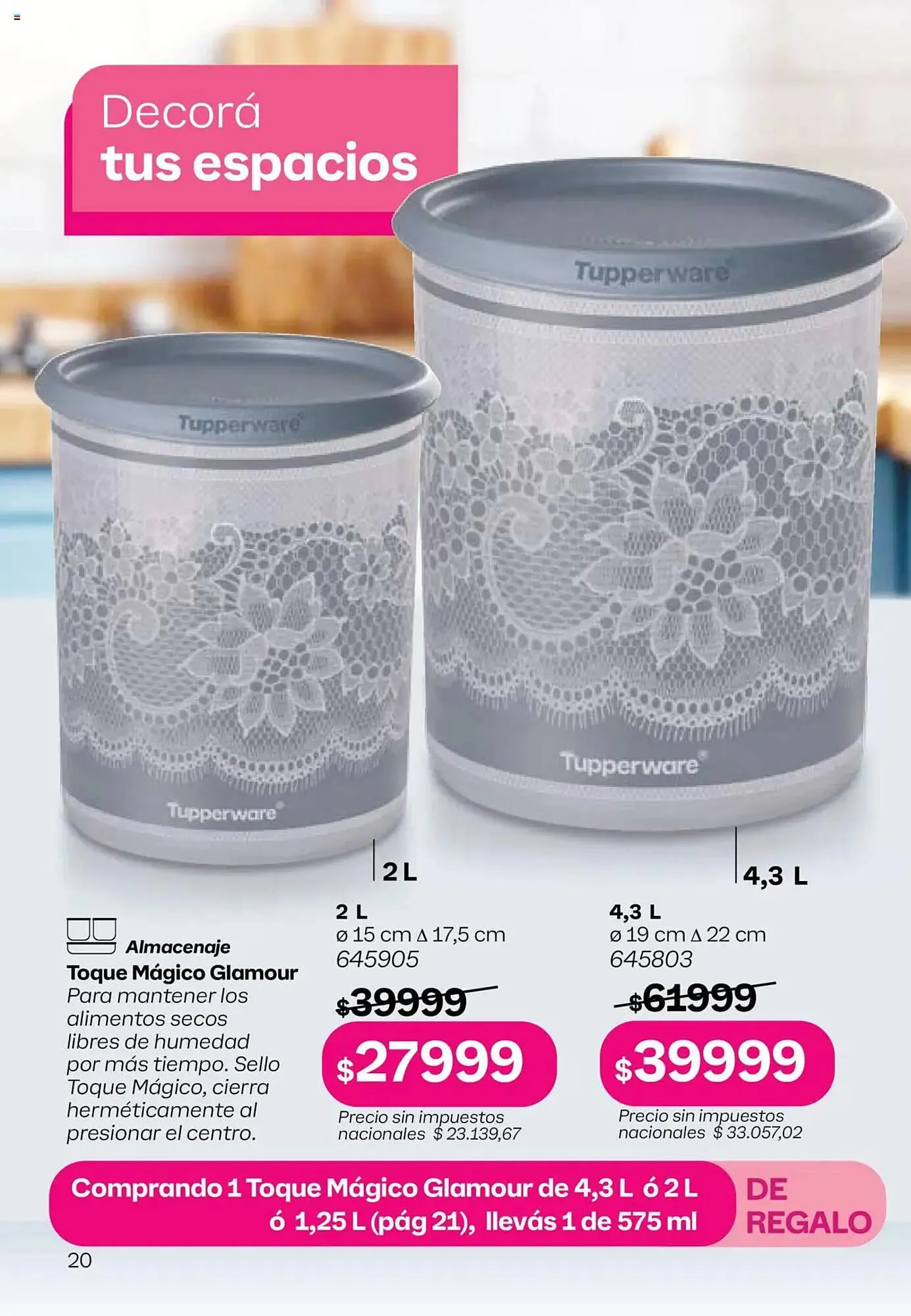 Ofertas de Folleto Tupperware 8 de septiembre al 22 de septiembre 2025 - Página 21 del catálogo