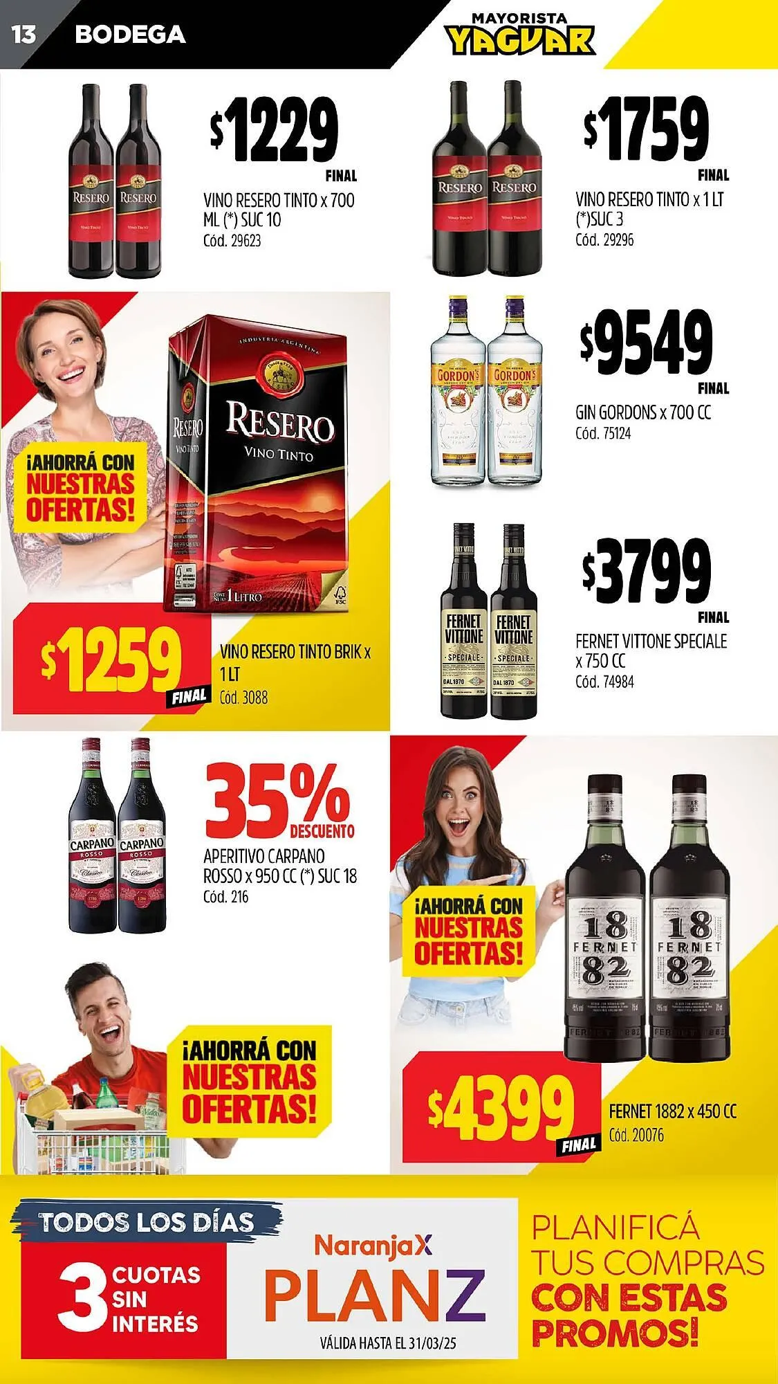 Ofertas de Catálogo Supermercados Yaguar 24 de marzo al 30 de marzo 2025 - Página 14 del catálogo