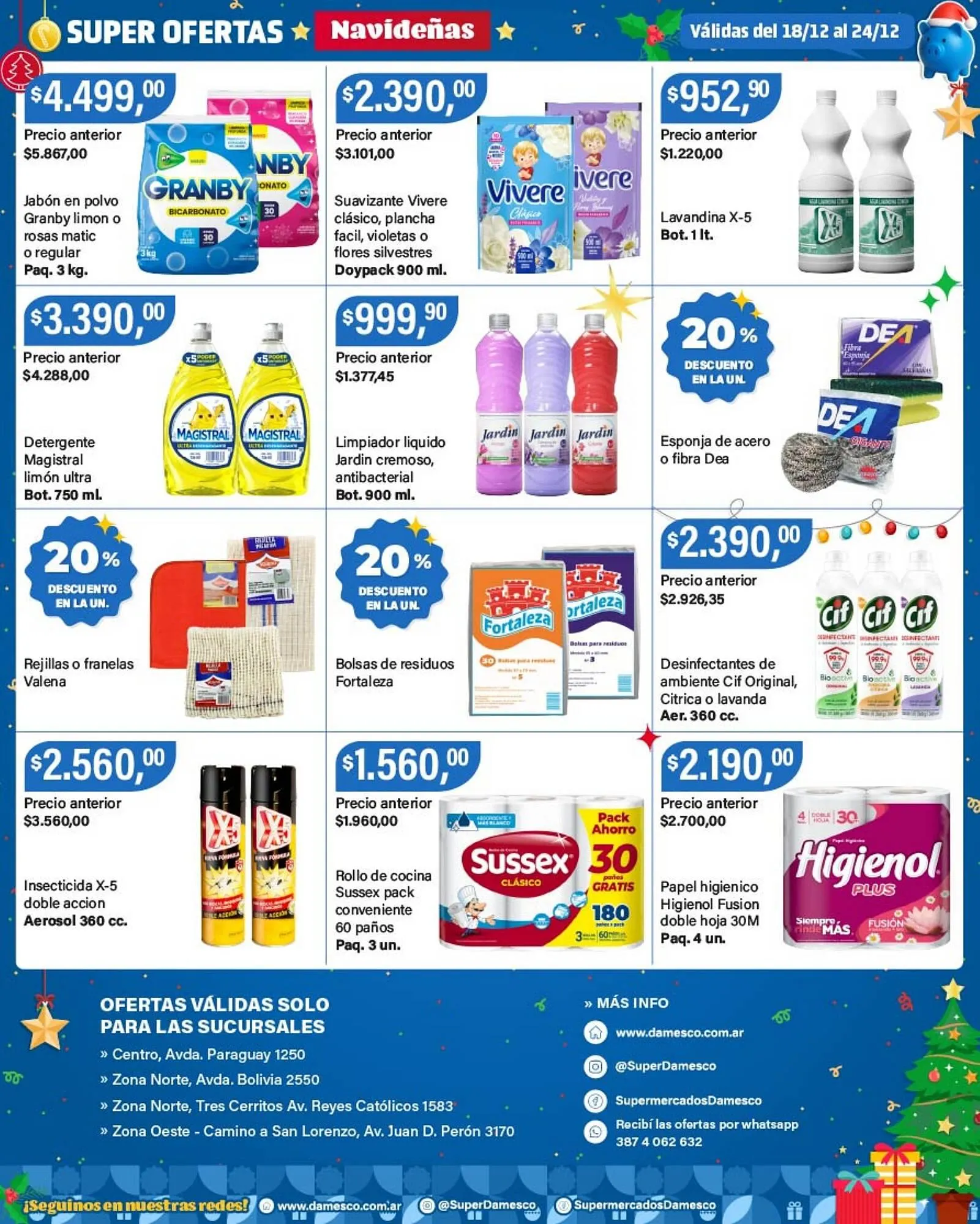 Ofertas de Catálogo Supermercados Damesco 18 de diciembre al 24 de diciembre 2025 - Página 8 del catálogo