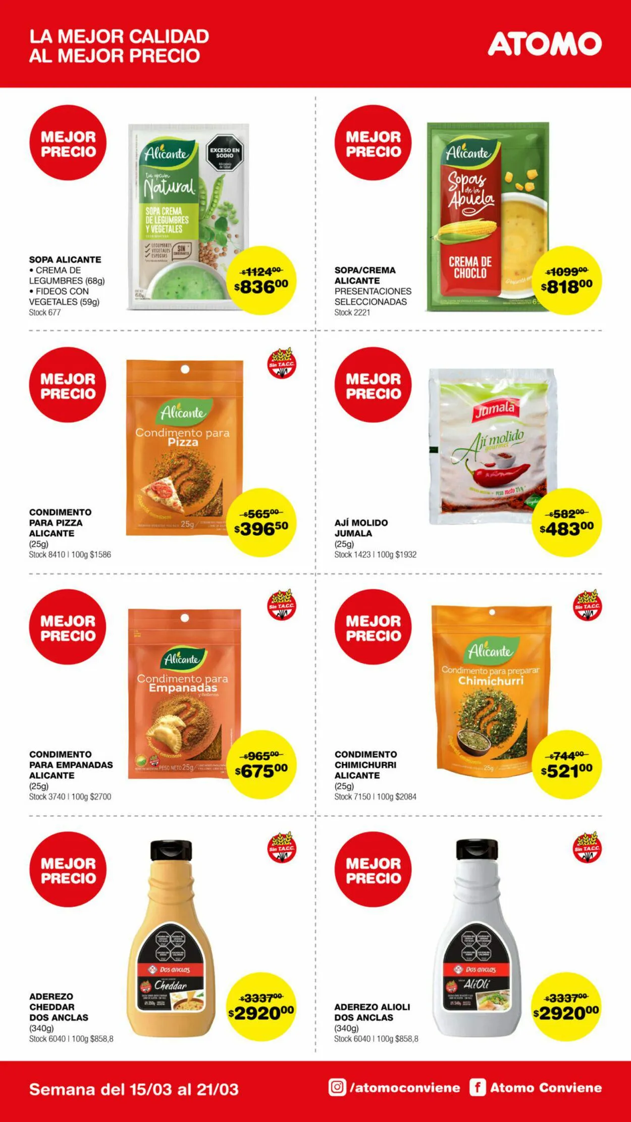 Ofertas de ATOMO Conviene 2 de marzo al 31 de marzo 2024 - Página 16 del catálogo