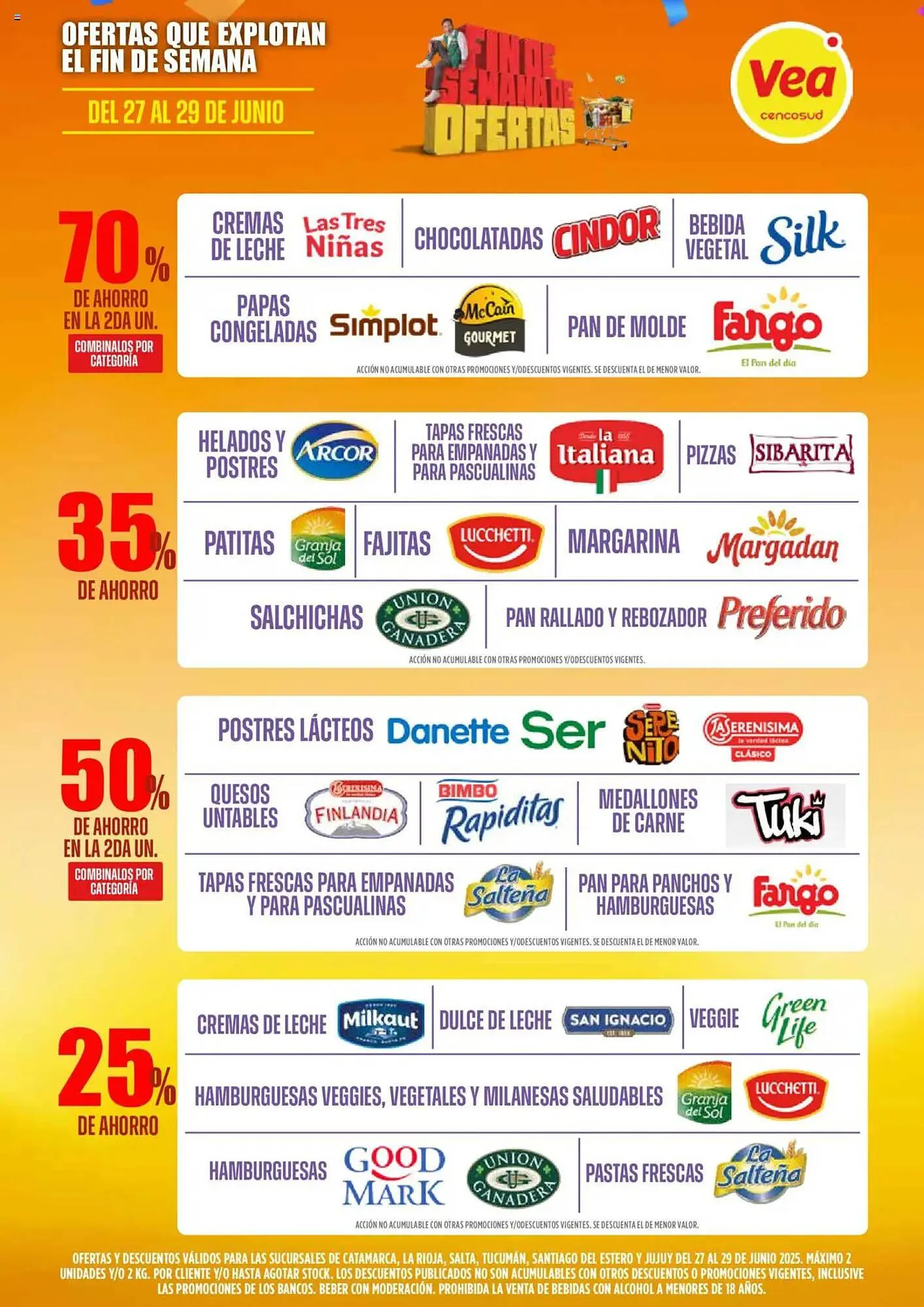 Ofertas de Catálogo Supermercados Vea 27 de junio al 29 de junio 2025 - Página 3 del catálogo