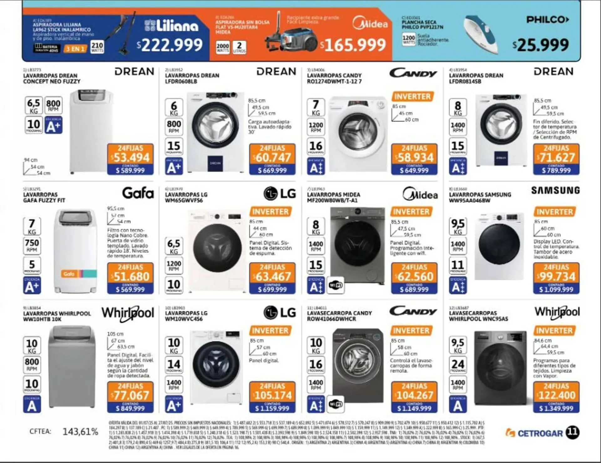 Ofertas de Catálogo Cetrogar 11 de julio al 31 de julio 2025 - Página 11 del catálogo
