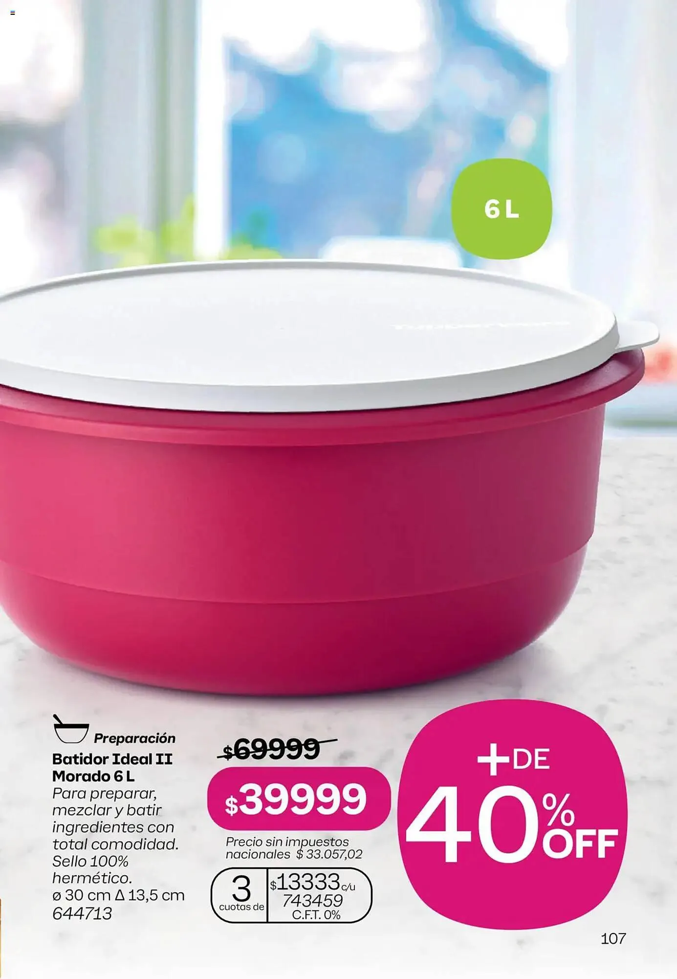 Ofertas de Catálogo Tupperware 23 de julio al 6 de agosto 2025 - Página 108 del catálogo