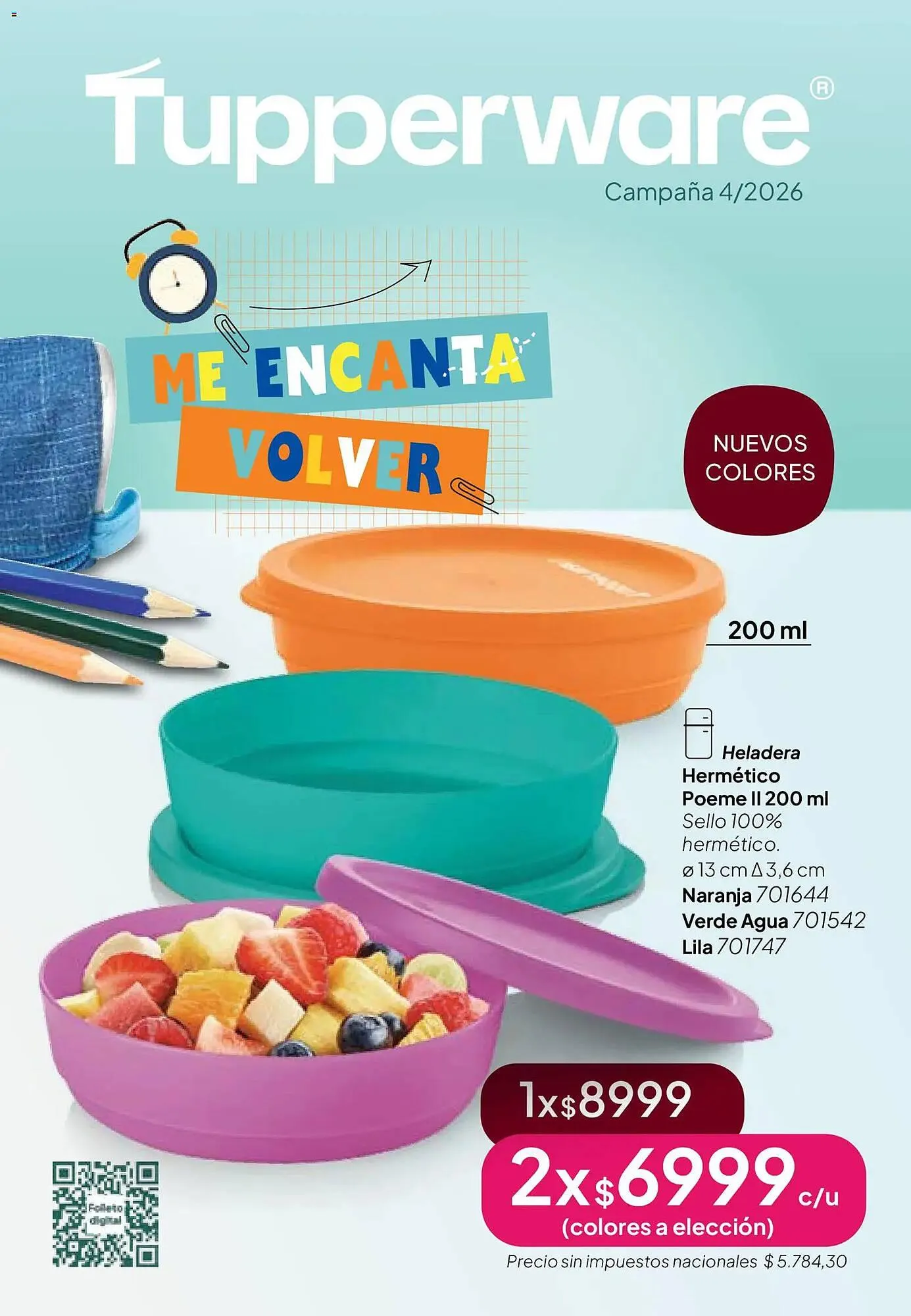 Ofertas de Folleto Tupperware 26 de febrero al 10 de marzo 2026 - Página 1 del catálogo