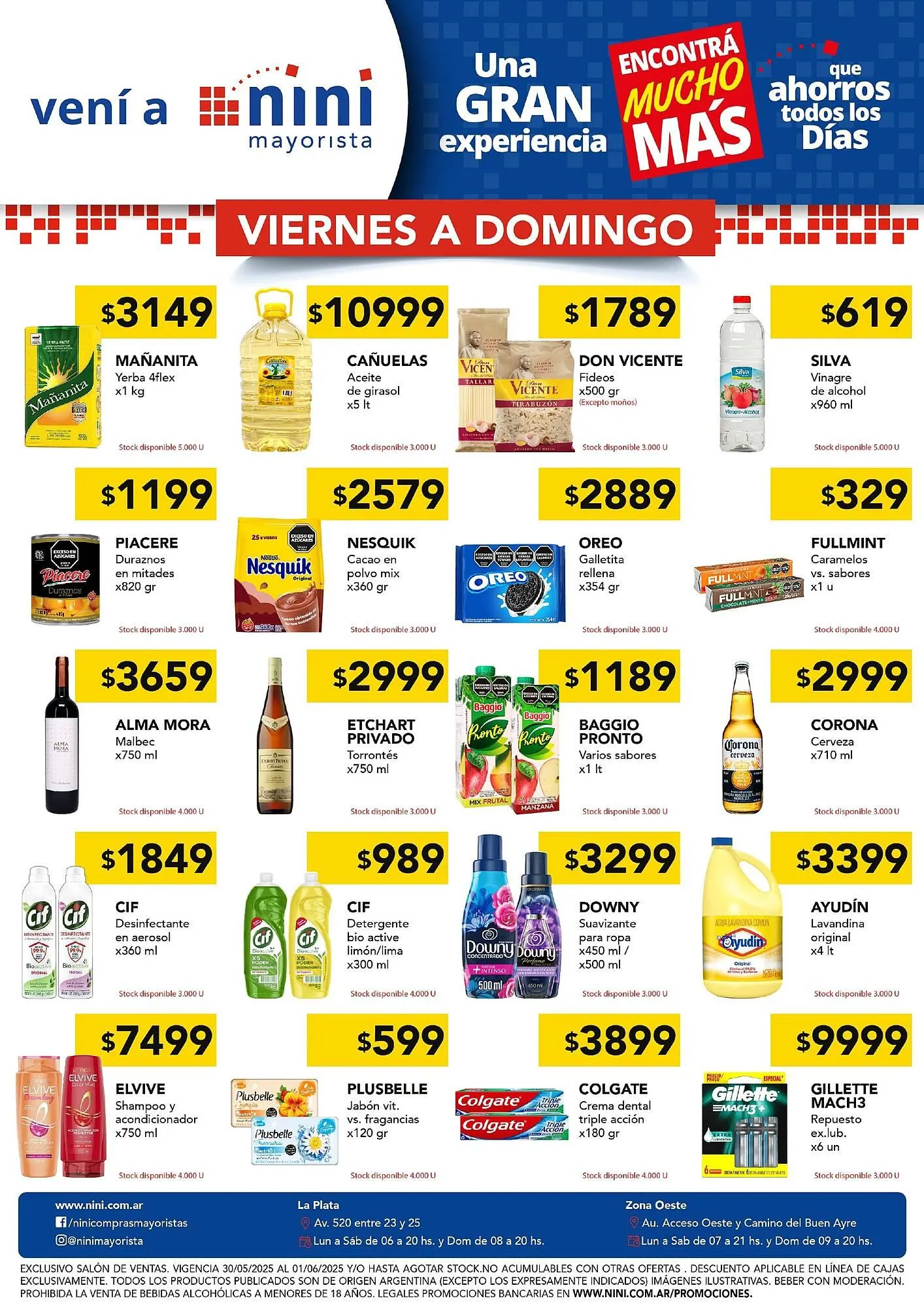 Ofertas de Catálogo Nini Mayorista 30 de mayo al 1 de junio 2025 - Página 1 del catálogo