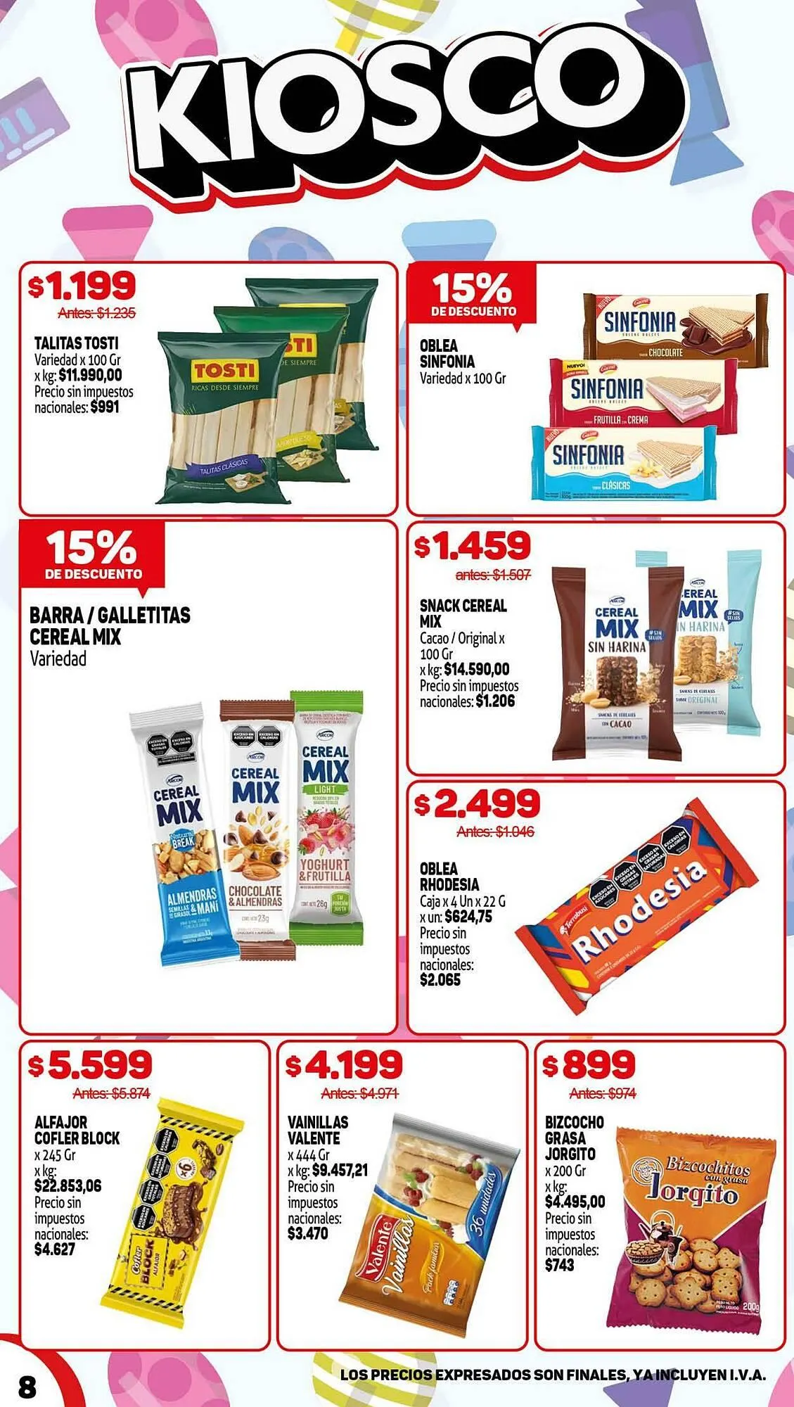 Ofertas de Catálogo Diarco 23 de abril al 29 de abril 2026 - Página 8 del catálogo