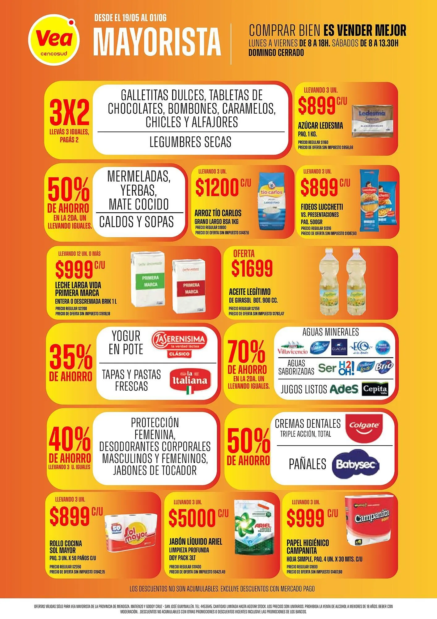 Ofertas de Catálogo Supermercados Vea 19 de mayo al 1 de junio 2025 - Página 1 del catálogo